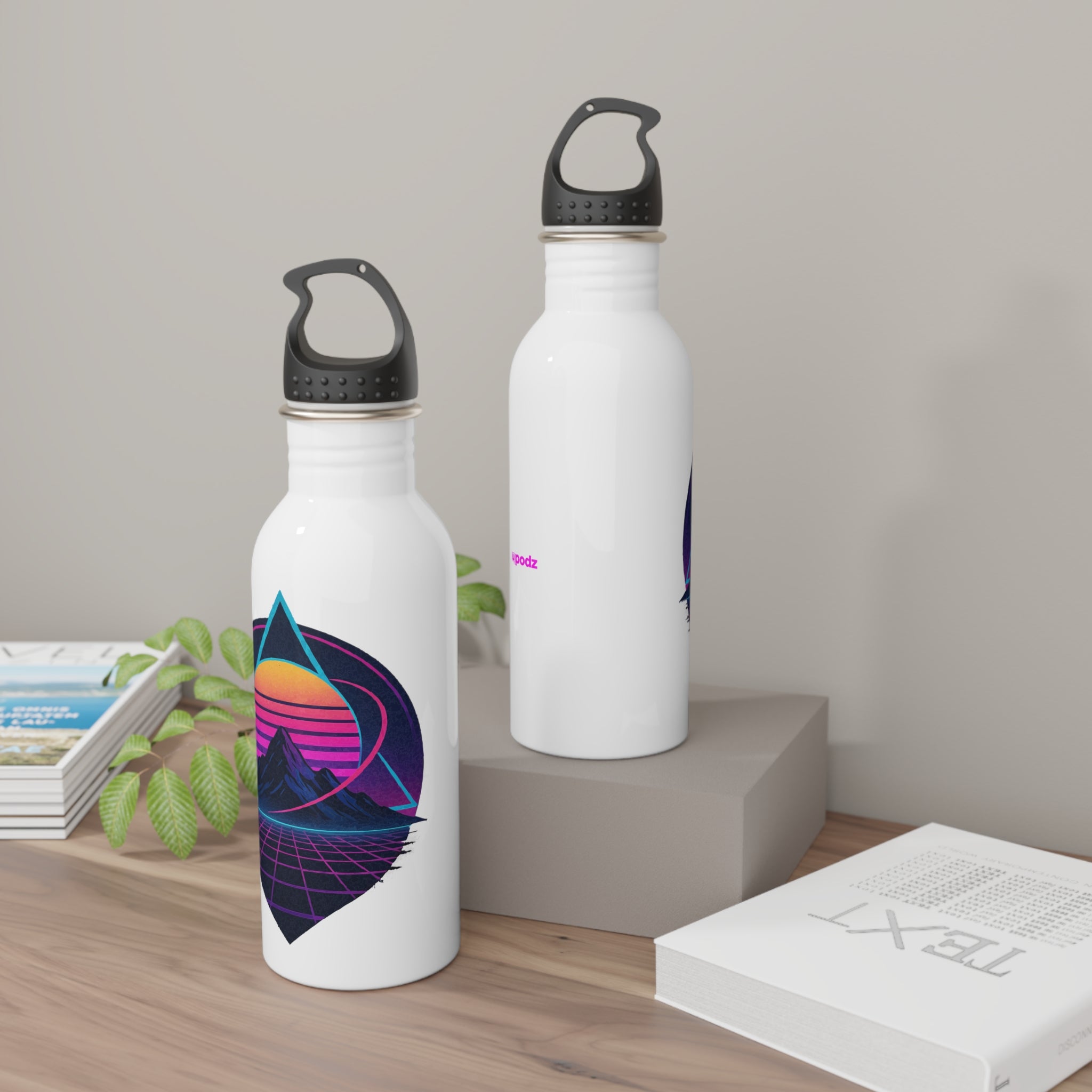 Purple Mountain - Water Bottle, Reusable Sports Hydration Flask