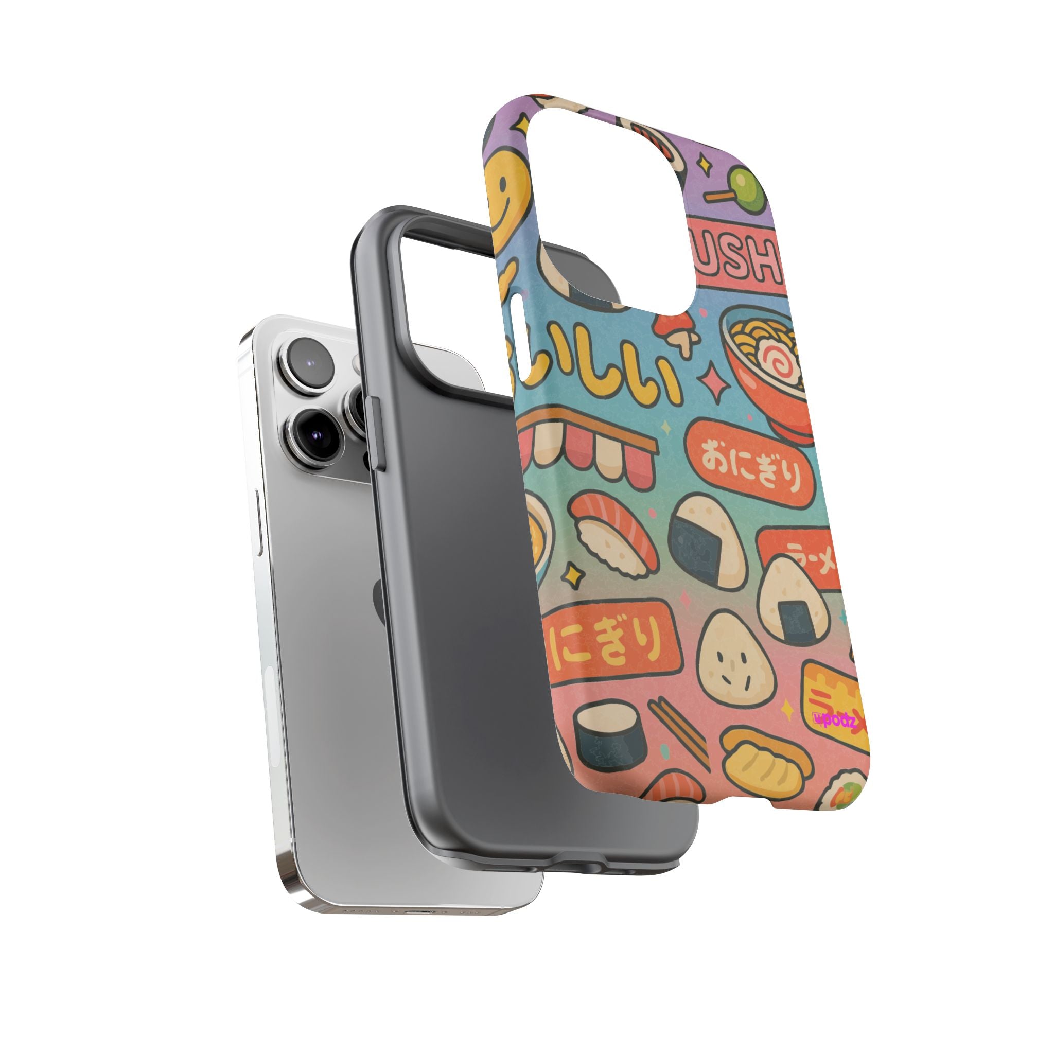 I love Sushi, White Cover Design, Tough Cases, Phone Cover