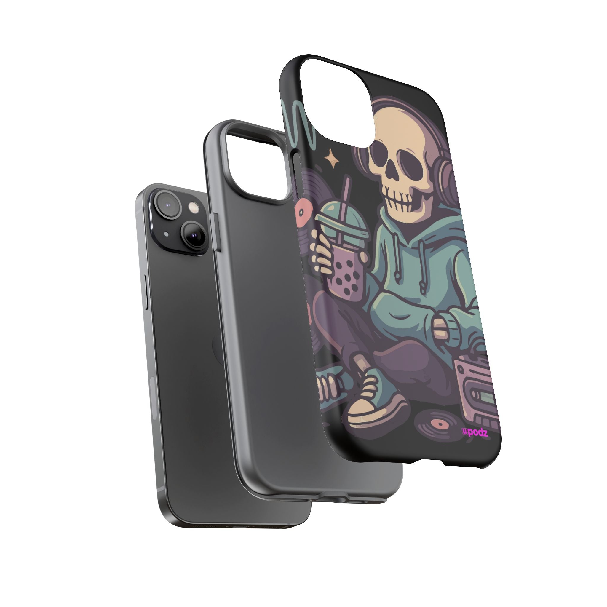 Skull Headphones Design, Tough Cases, Phone Cover