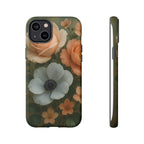 Floral Design White Cover Design, Tough Cases, Phone Cover