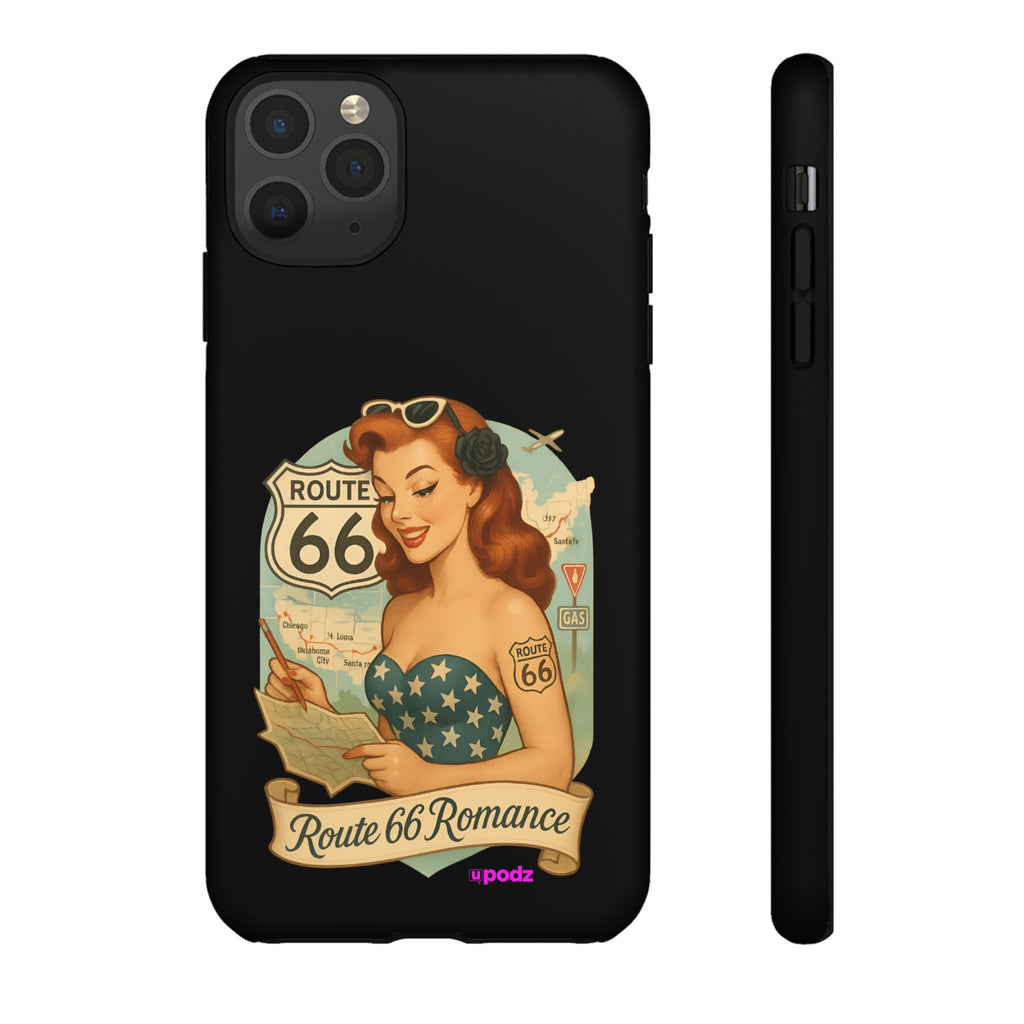 Route 66 Design, Tough Cases, Phone Cover, Unique Gift