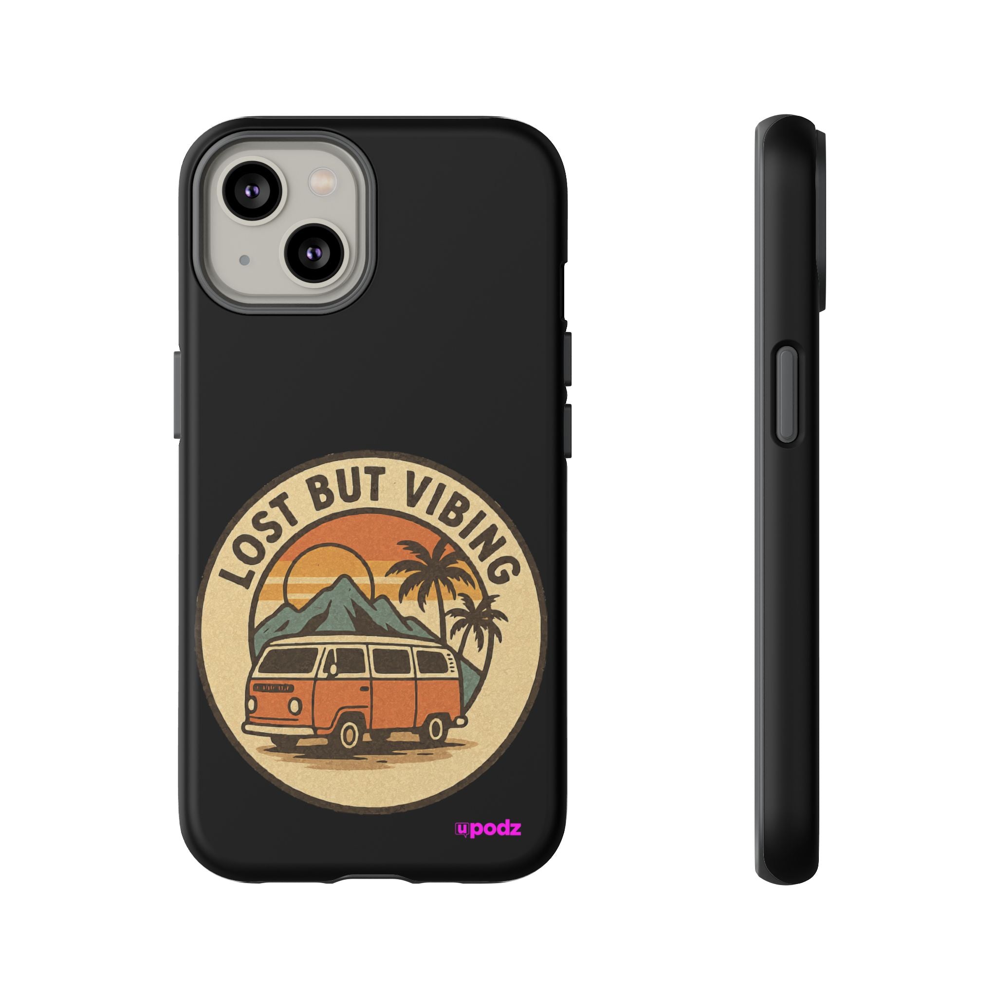 Lost But Vibing Design, Tough Cases, Phone Cover
