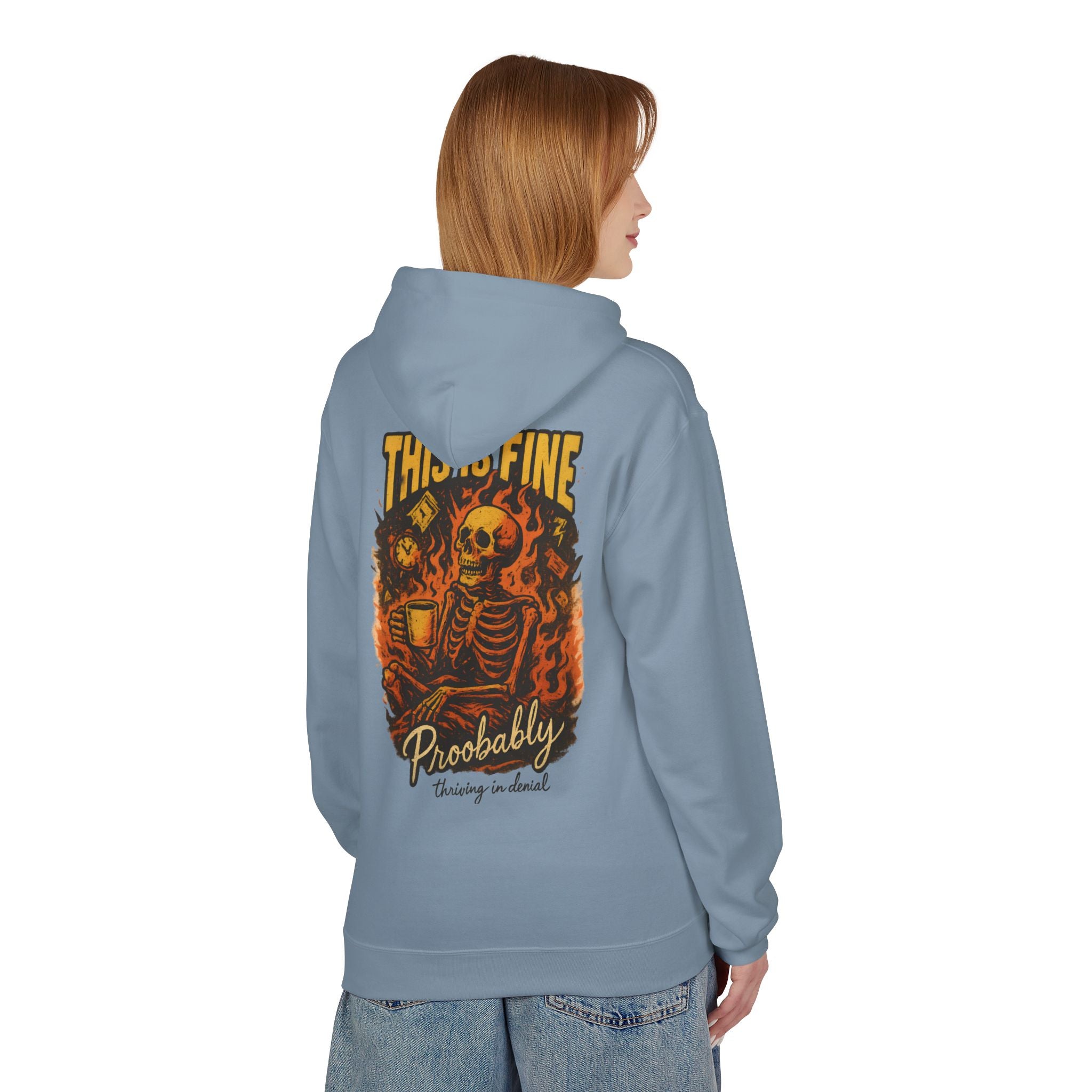 This is fine, Probably Hoodie