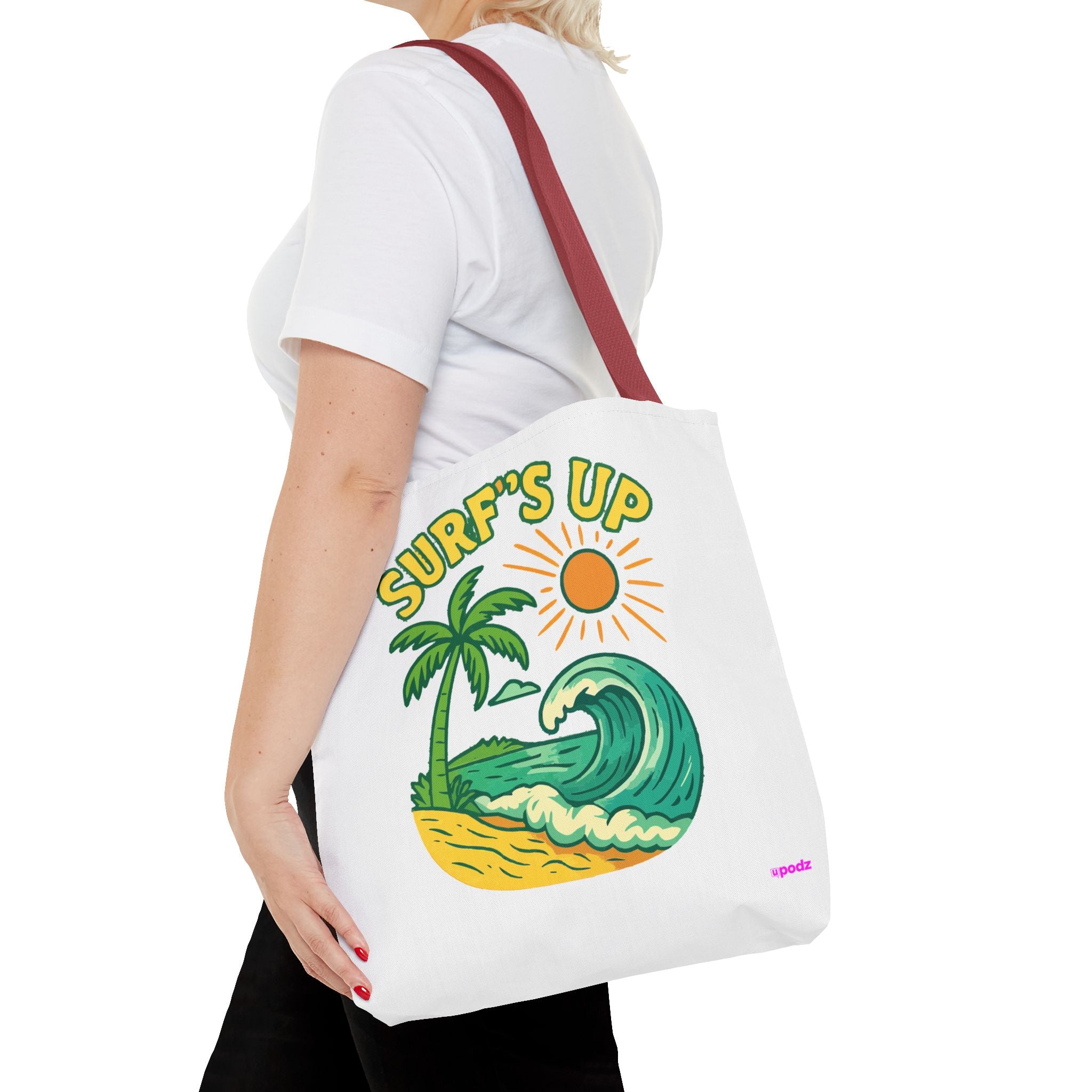 Surfs up Tote - Quirky Design, Fun Bag