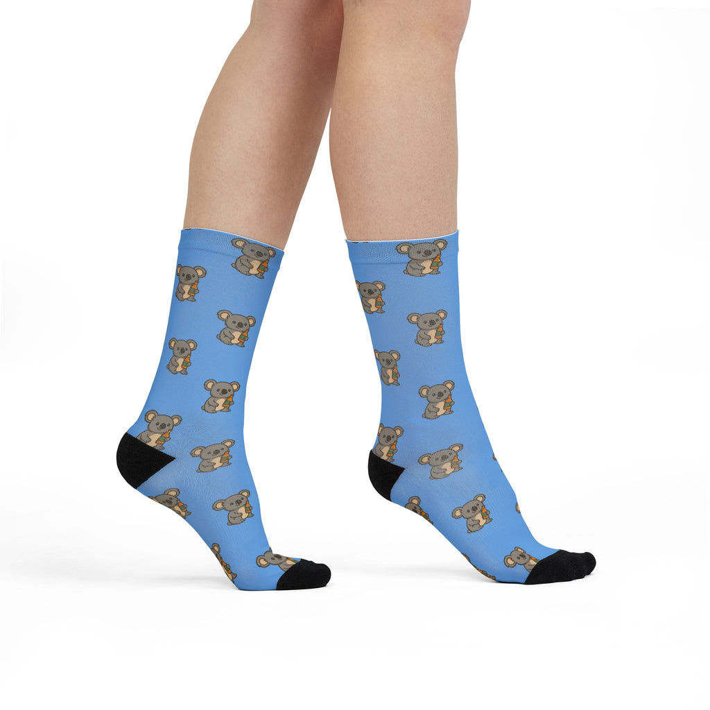 Koala, Fun Funky Sublimation Crew Socks