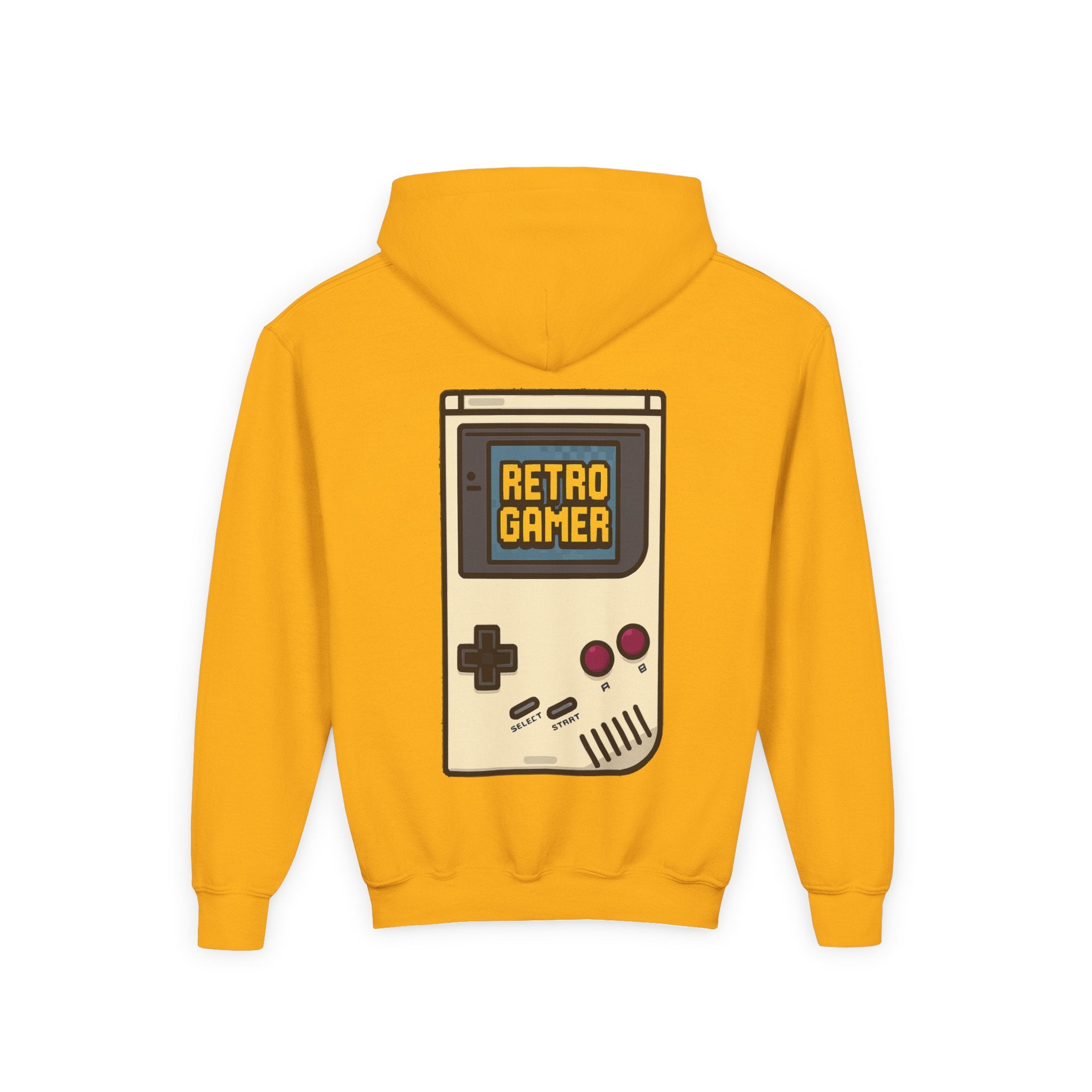 Retro Gamer Youth Hooded Sweatshirt, Casual Wear