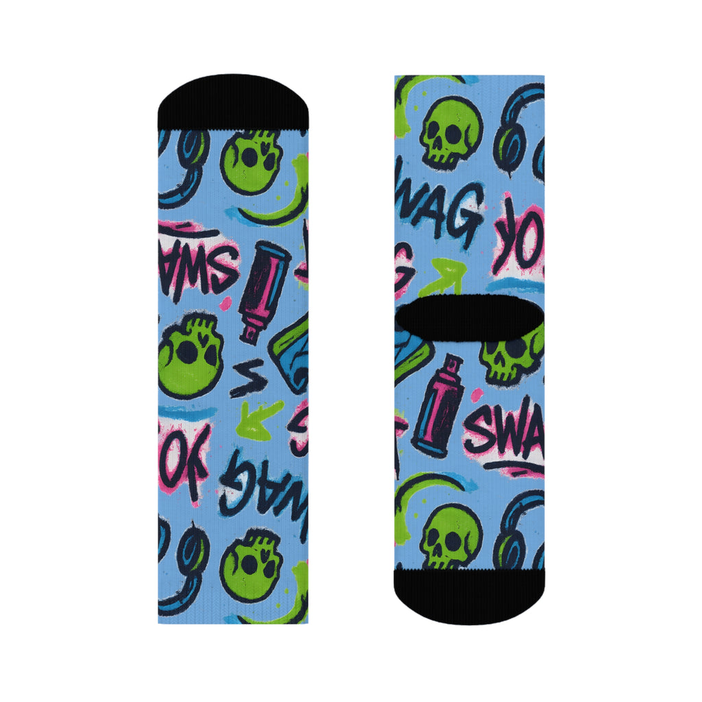 Street Swag Socks, Funky Design
