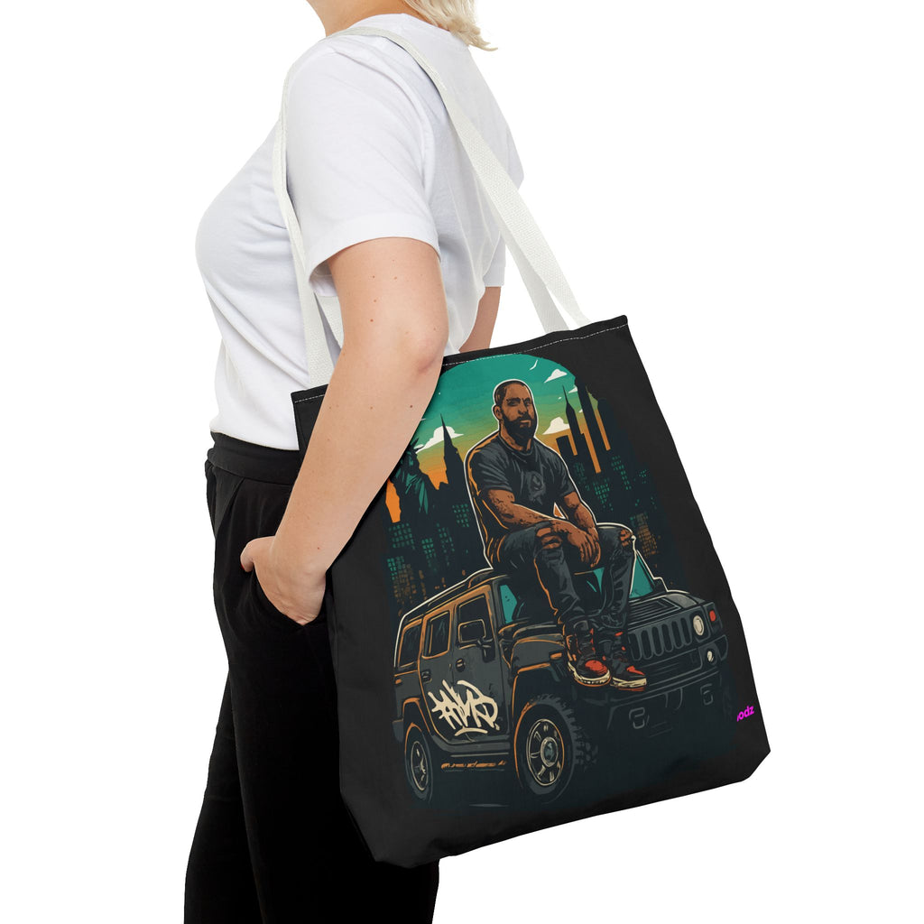 Hanging Out Tote Bag - Quirky Fun Bag