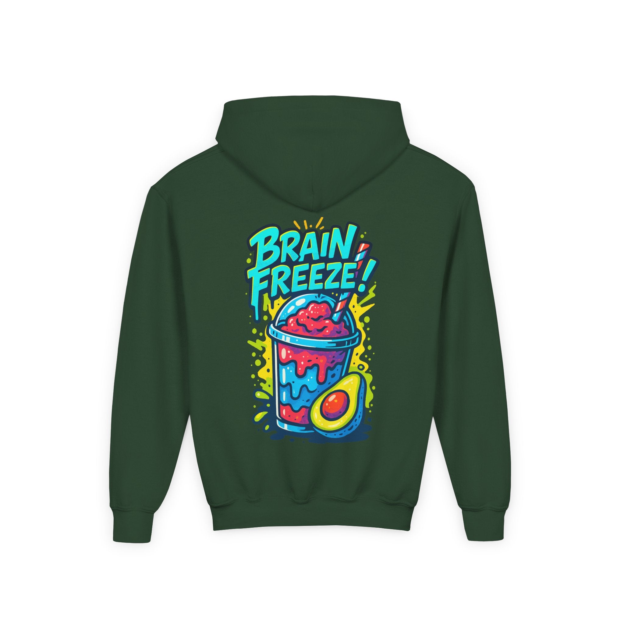 Brain Freeze Hooded Sweatshirt, Casual Wear