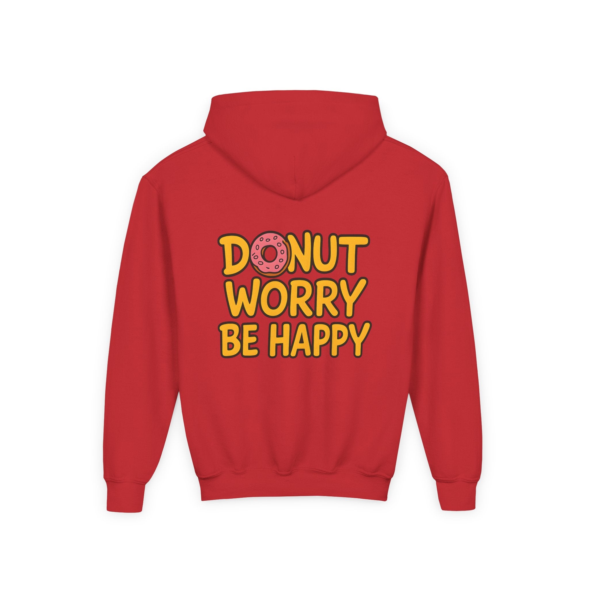 Donuts make me happy, Youth Hooded Sweatshirt, Casual Wear