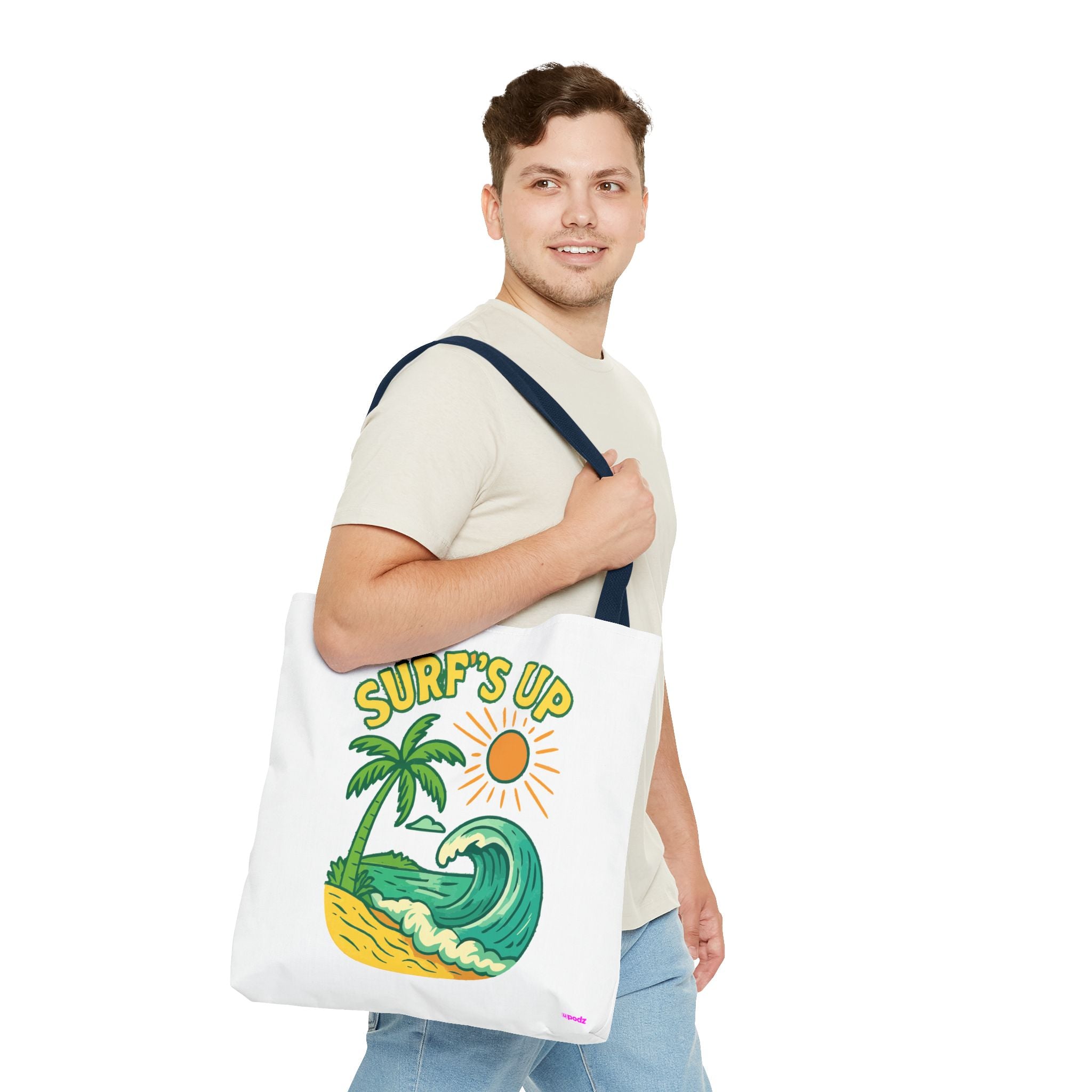 Surfs up Tote - Quirky Design, Fun Bag