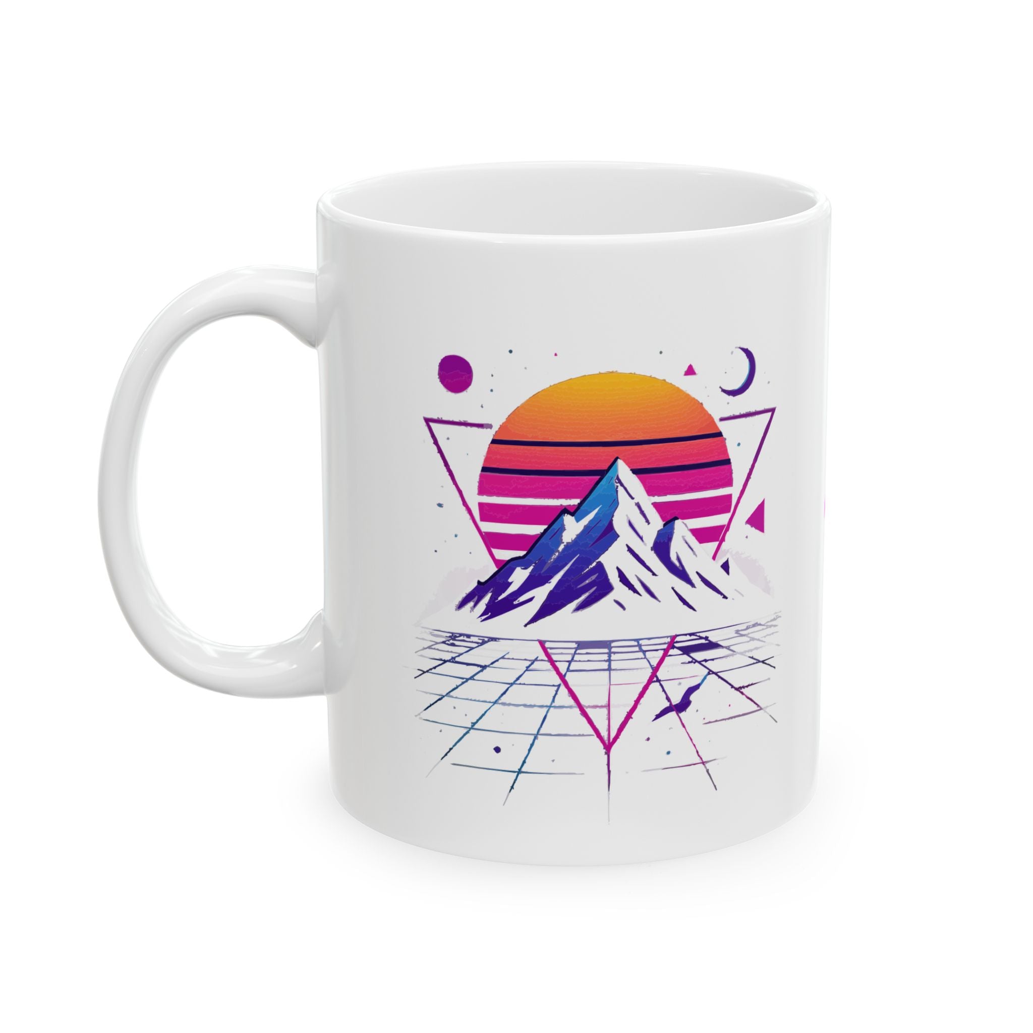 Pshycadelic Moon Ceramic Mug |  Personalized Mug