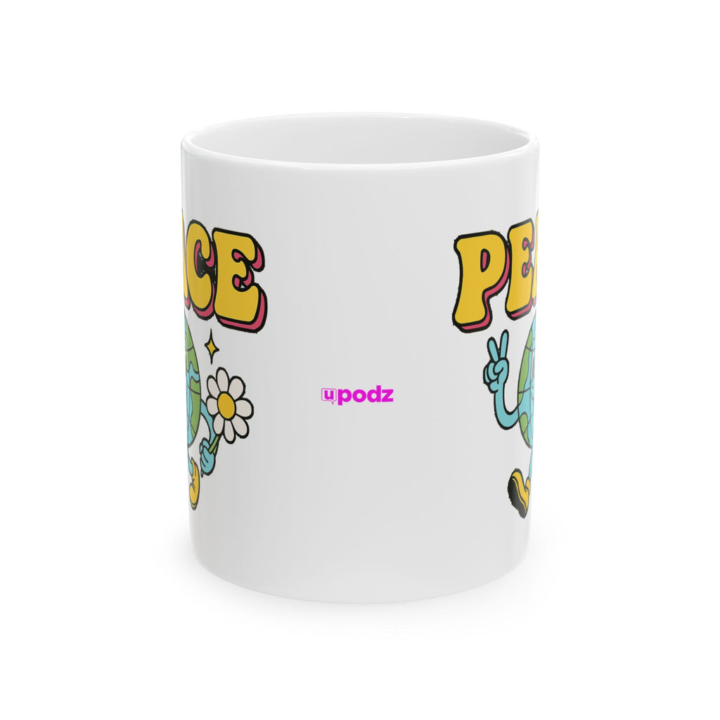 Peace Ceramic Mug |  Personalized Mug
