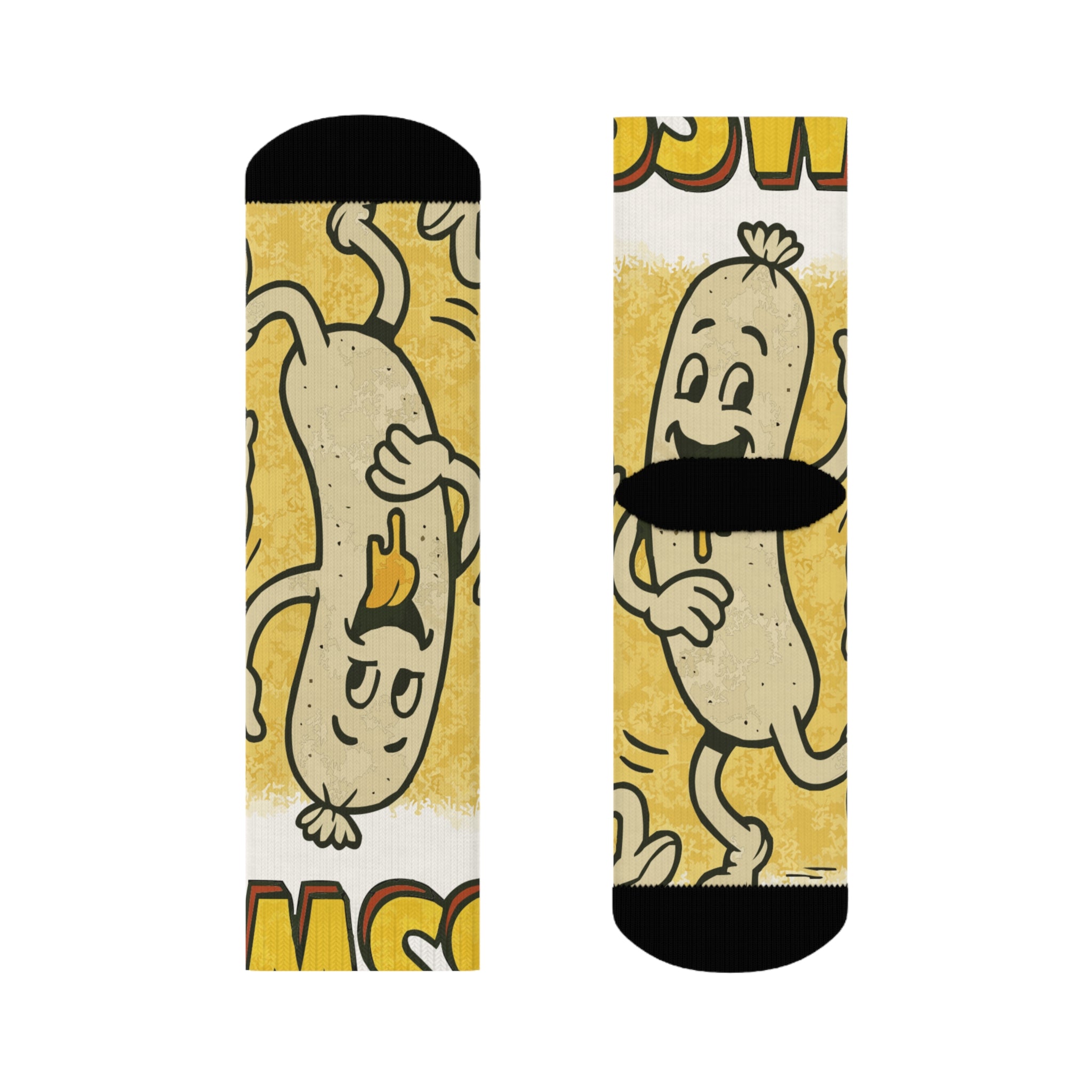 Weiner Fest Socks, Funky Design