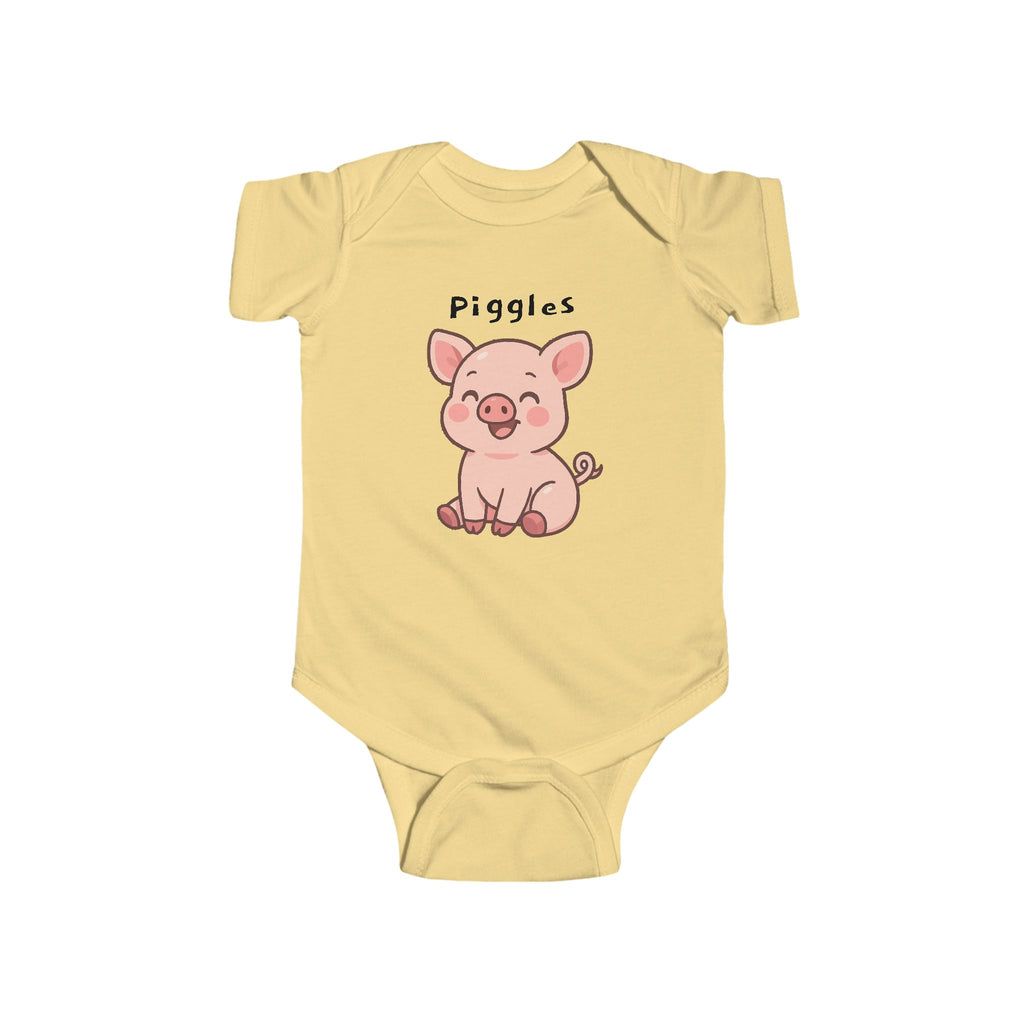 Cute Piglet Baby Bodysuit, Funny Infant Outfit,Cute Baby Clothes