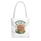Overthinking Brain Quirky Design, Fun Bag