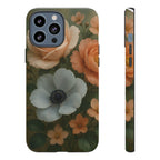 Floral Design White Cover Design, Tough Cases, Phone Cover