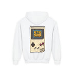 Retro Gamer Youth Hooded Sweatshirt, Casual Wear