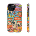 I love Sushi, White Cover Design, Tough Cases, Phone Cover