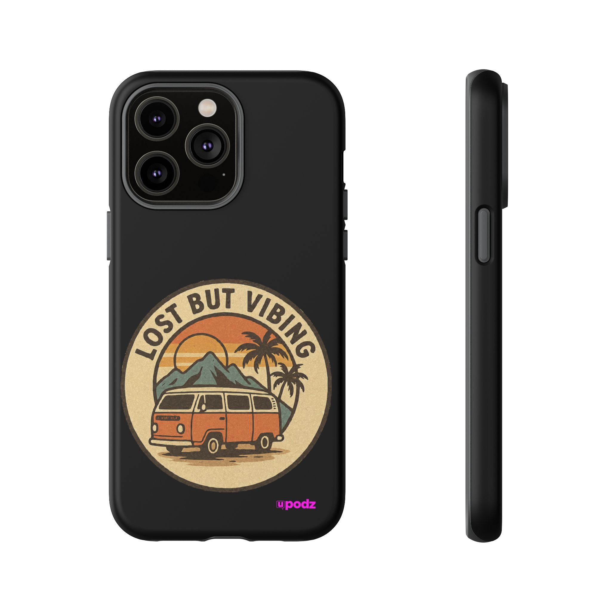 Lost But Vibing Design, Tough Cases, Phone Cover