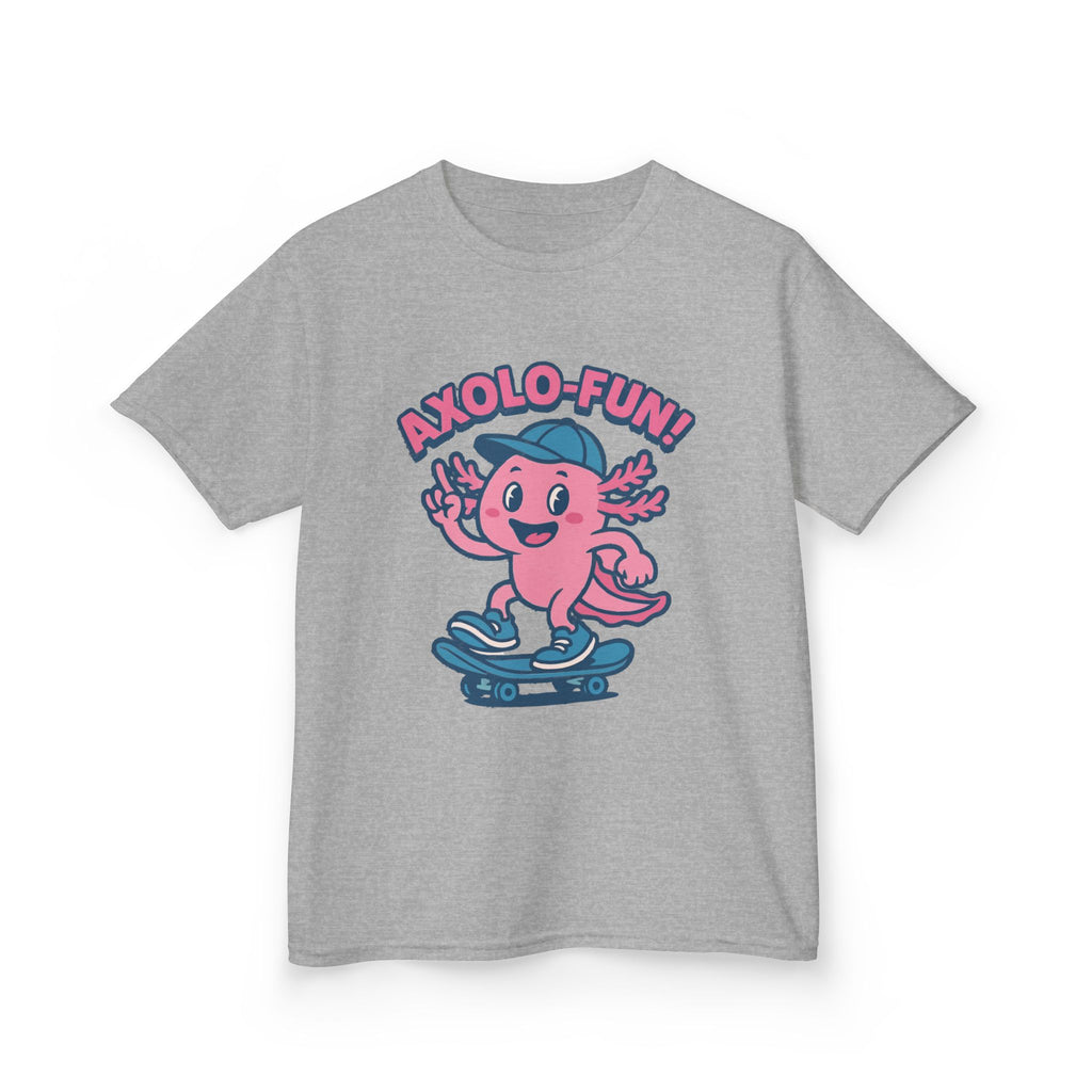 Axolotl Kids Tee, Fun Graphic Tee, Kids Cotton T-Shirt