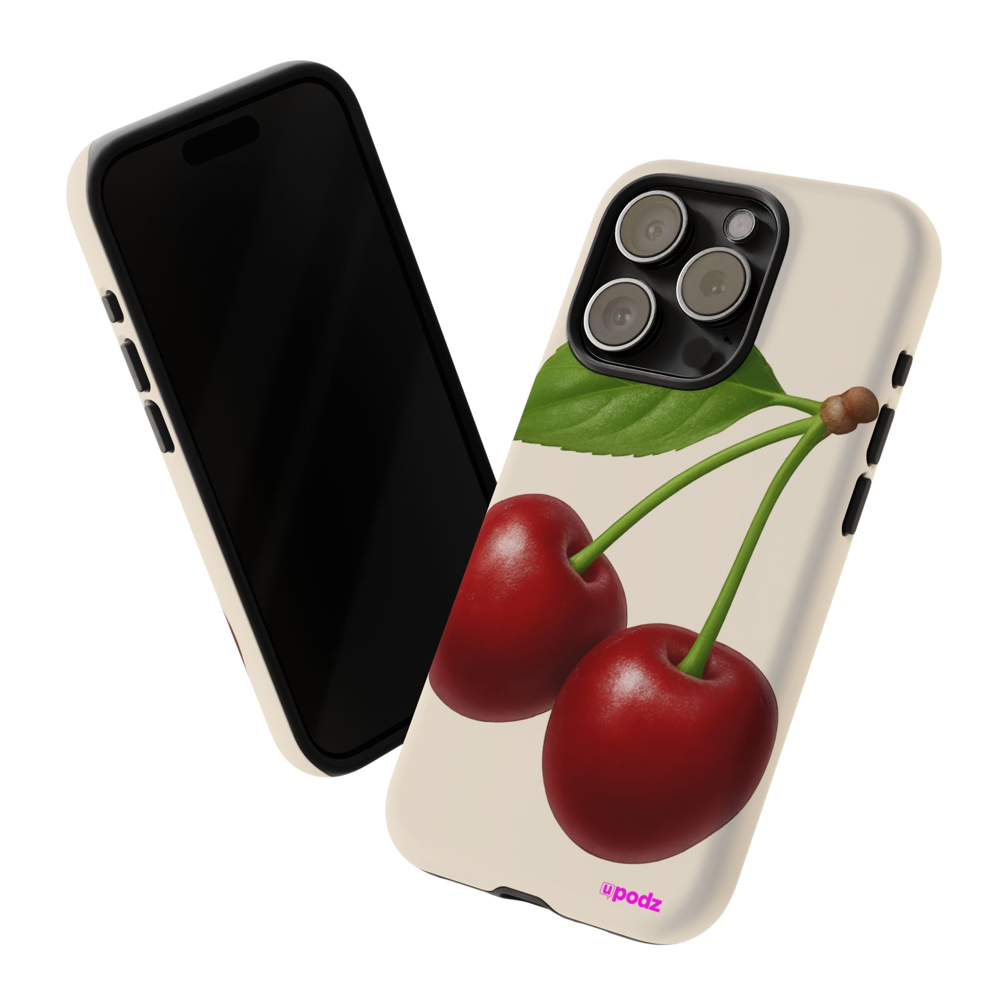 Red Cherry Design, Tough Cases, Phone Cover