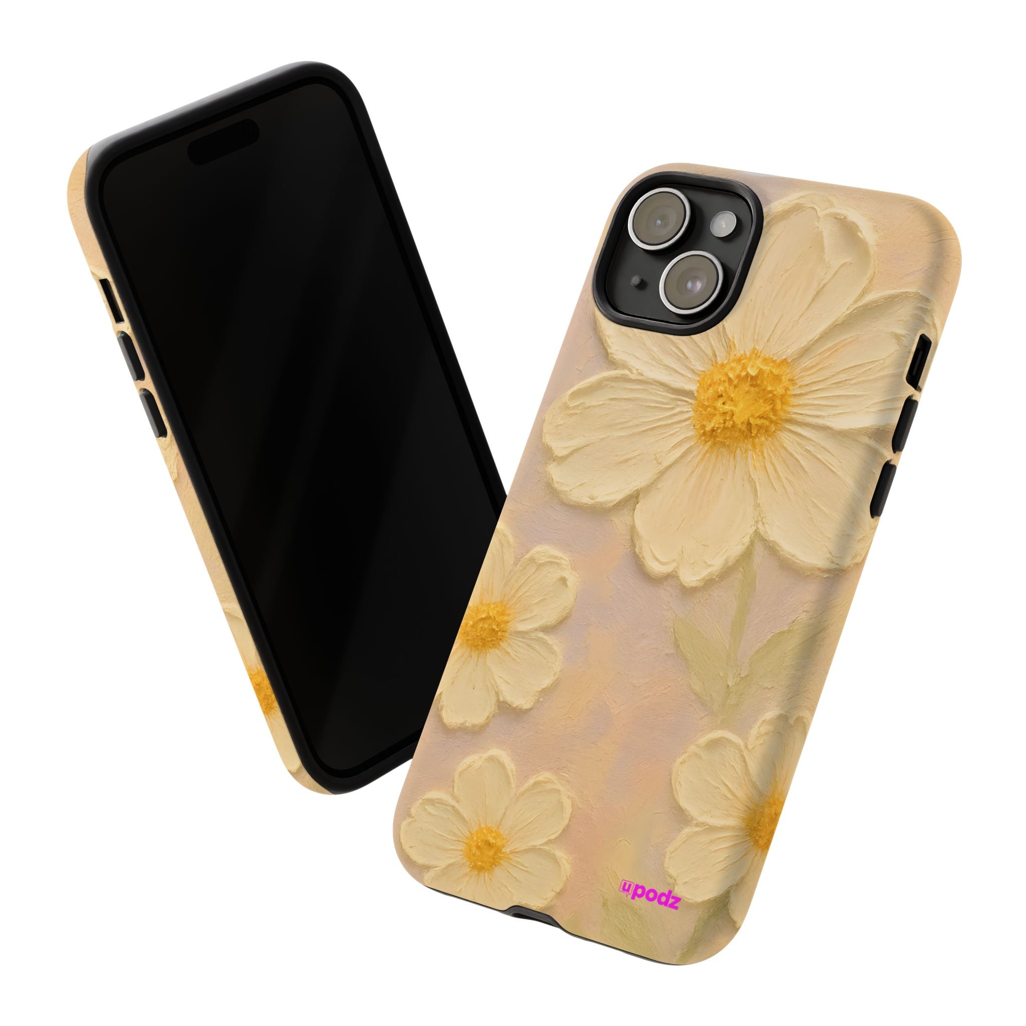 Phone Cases - Colorful Retro Oil Painting Flower