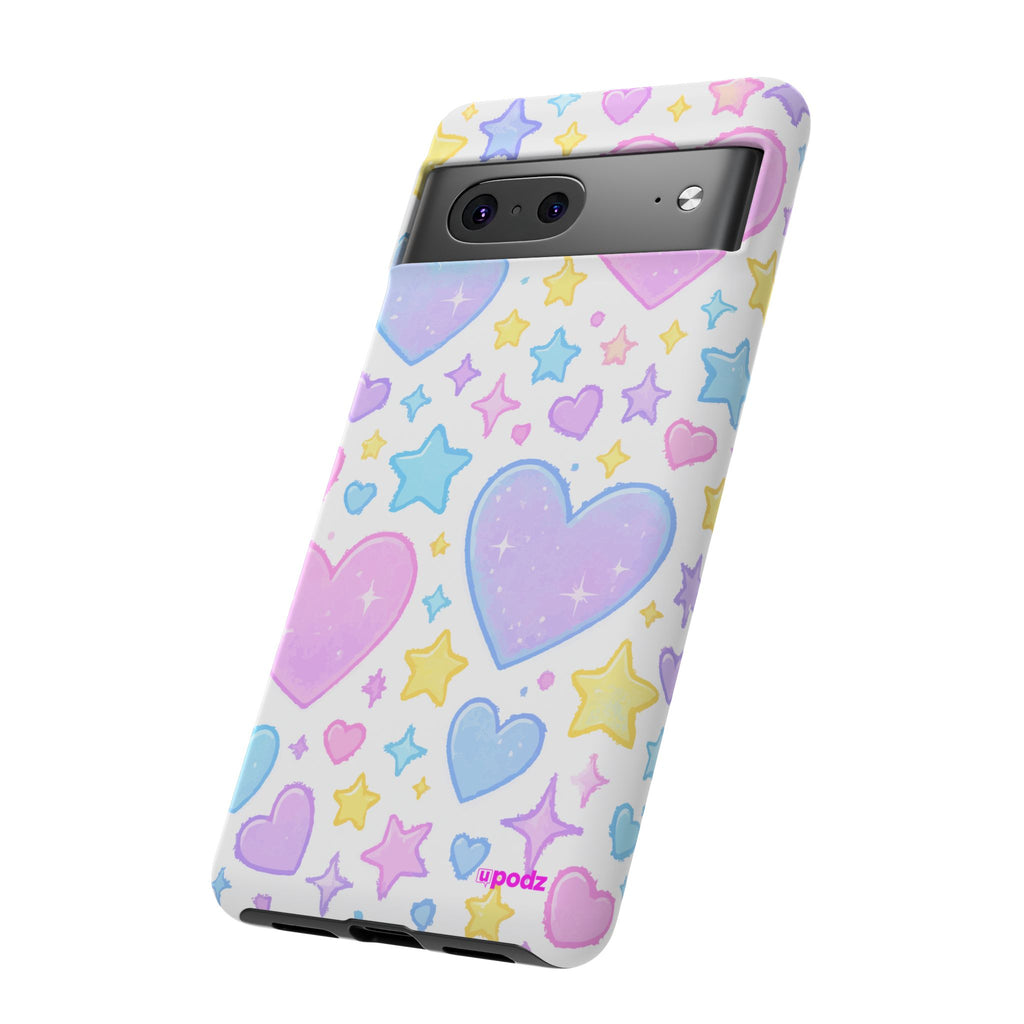 Colourful Doodle Design, Tough Cases, Phone Cover