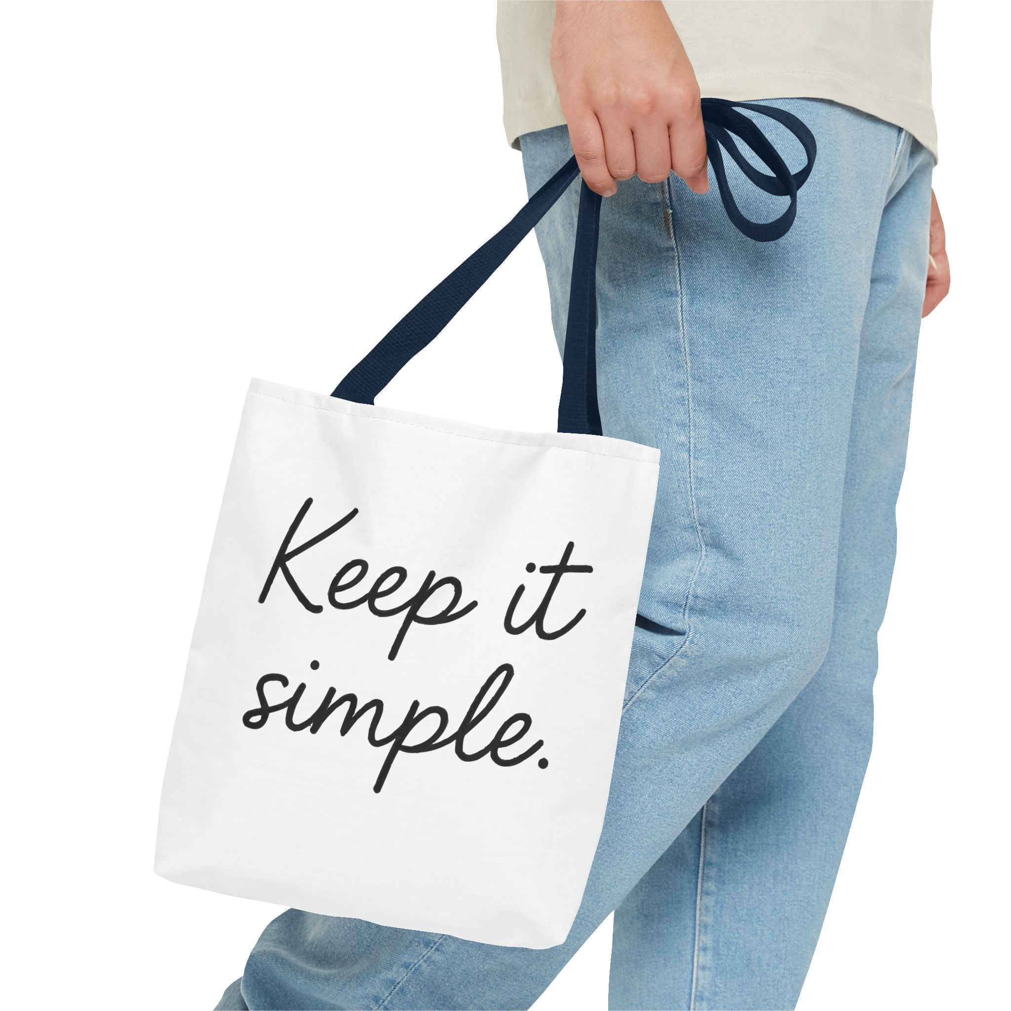 Keep It simple Tote Bag - Motivational Carryall