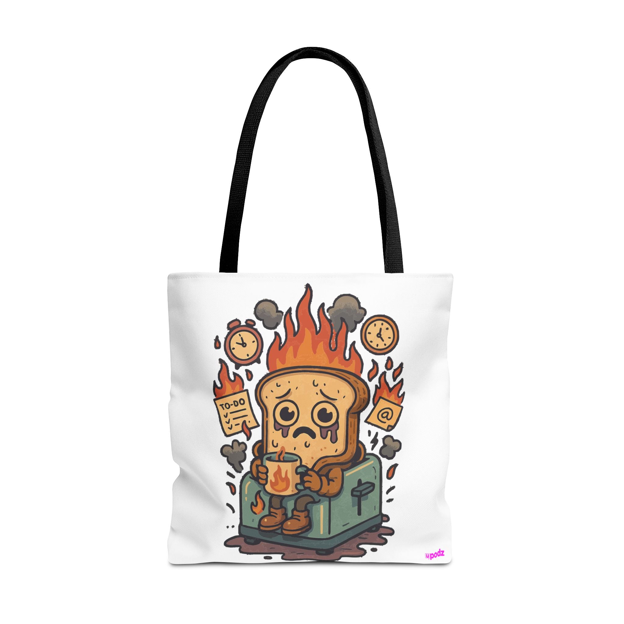 Burnt Toast Tote Bag - Quirky Fun Bag