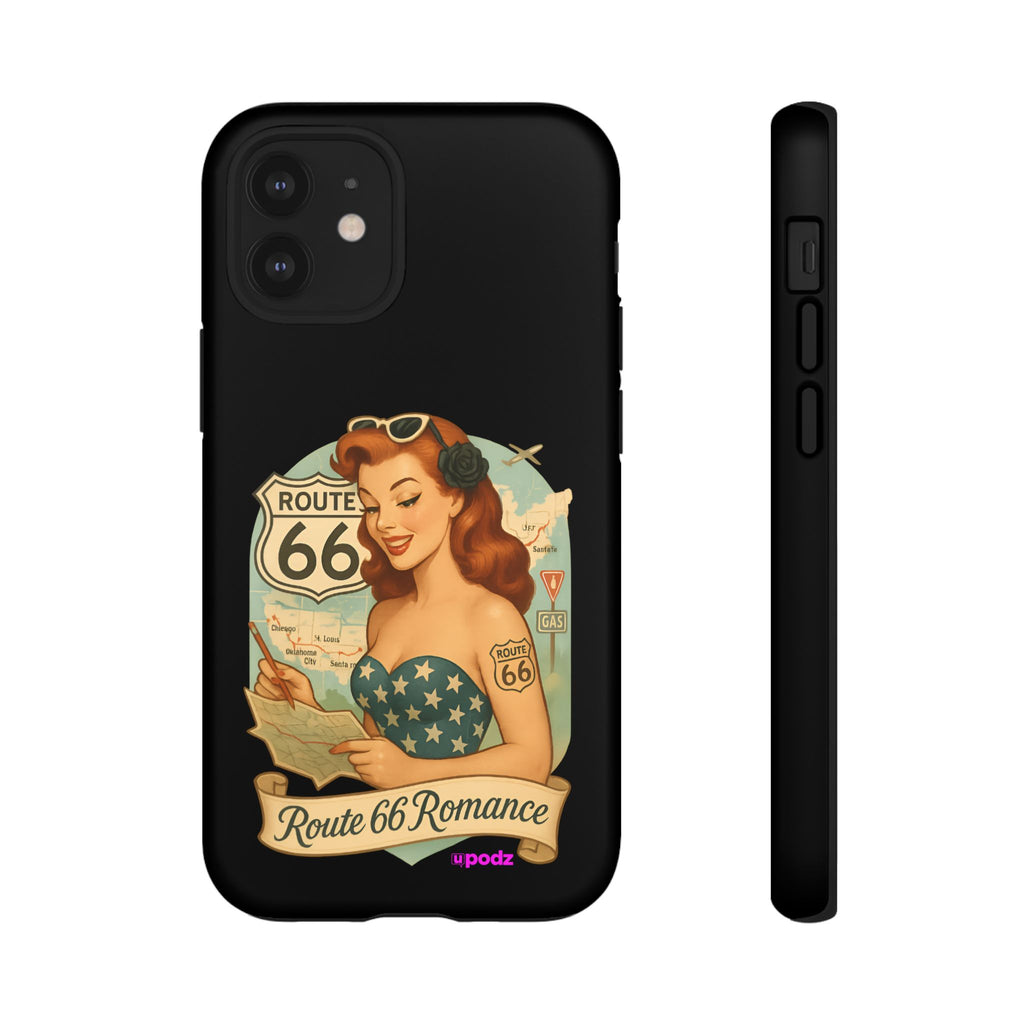 Route 66 Design, Tough Cases, Phone Cover, Unique Gift