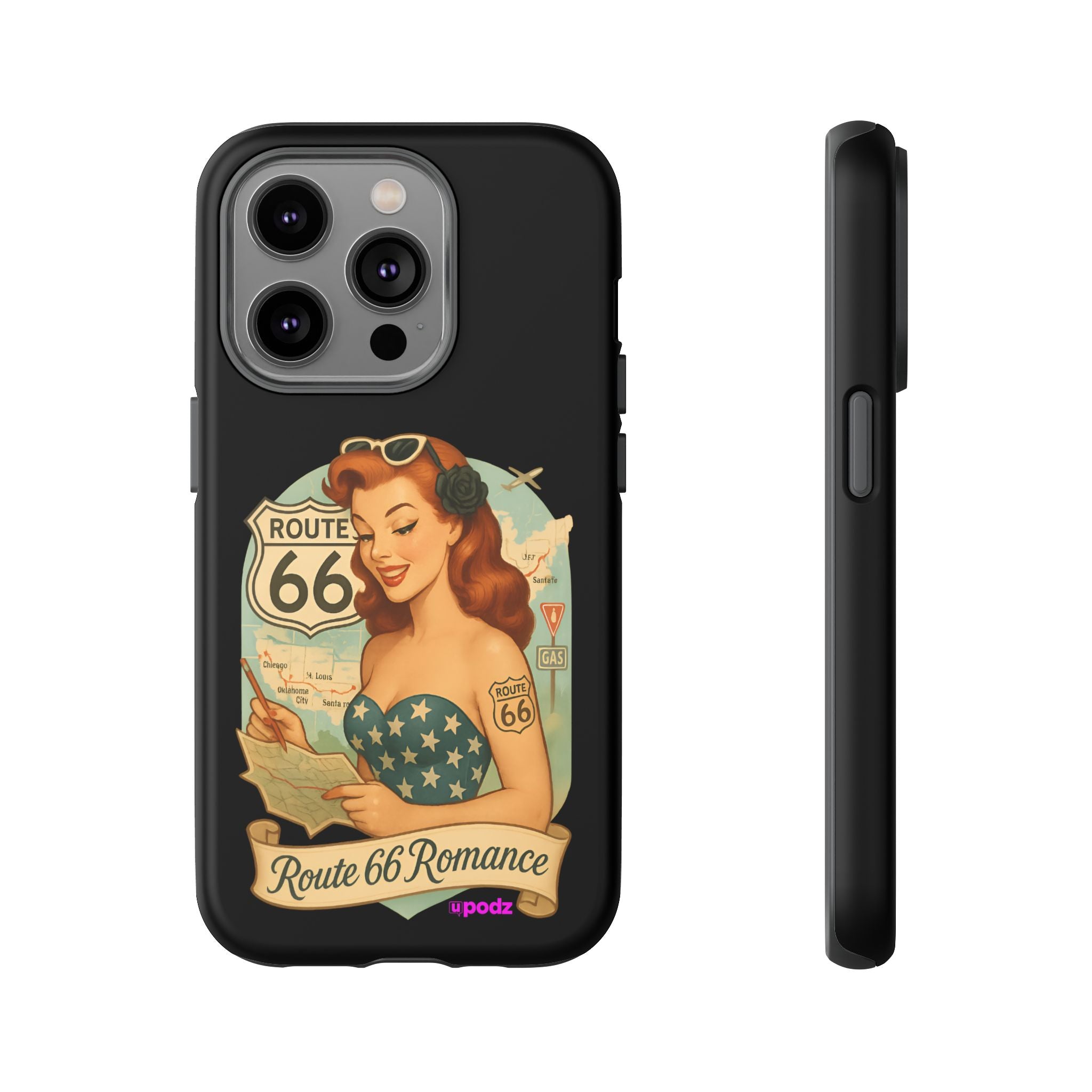 Route 66 Design, Tough Cases, Phone Cover, Unique Gift