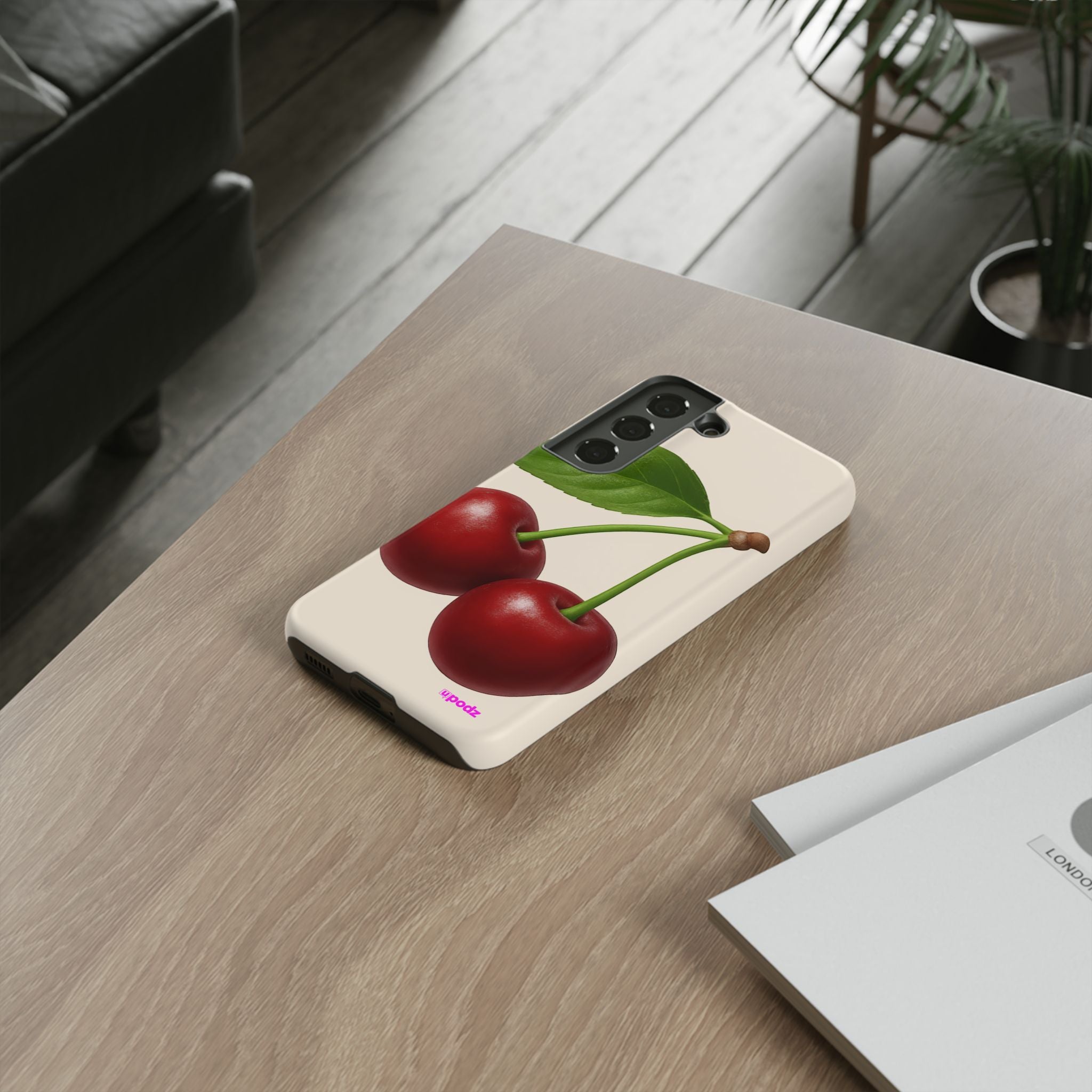 Red Cherry Design, Tough Cases, Phone Cover