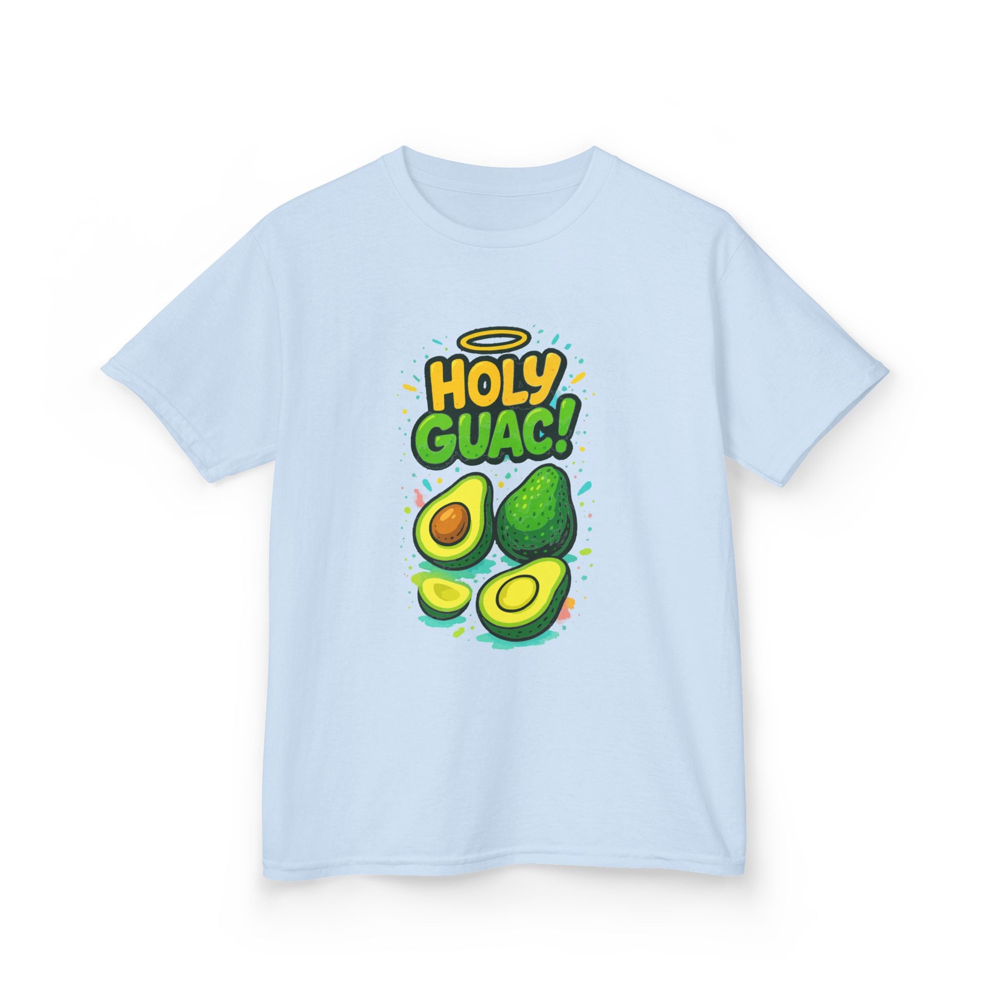 Holy Guac Kids Tee, Fun Graphic Tee, Kids Cotton T-Shirt