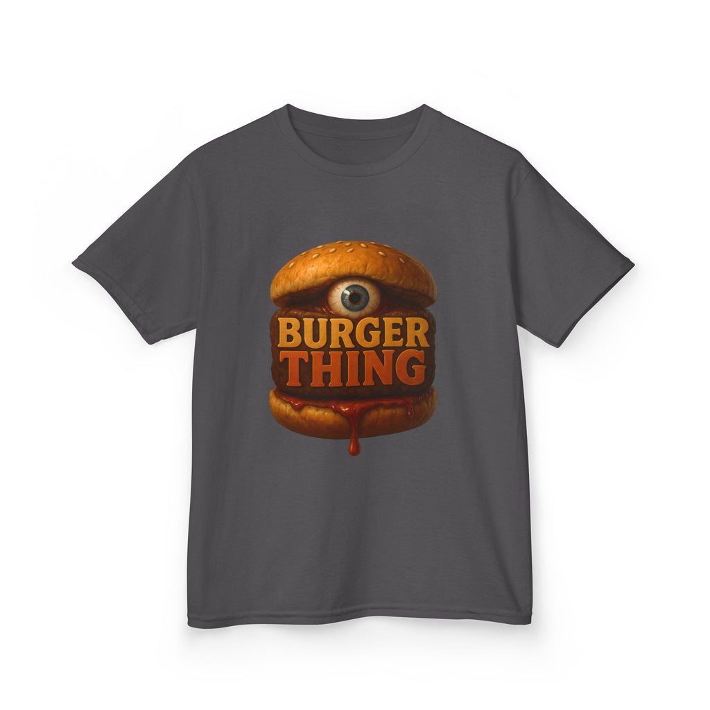 Burger Thing Kids Tee, Fun Graphic Tee, Kids Cotton T-Shirt