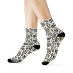 Skulls n Roses Socks, Funky Design