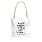Aged to perfection Tote Bag, Inspirational Gift, Eco-Friendly Shopping Bag