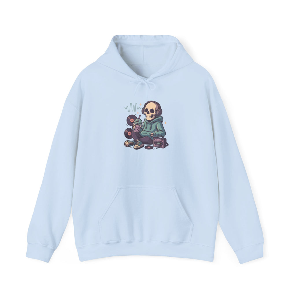 Skull Headphones Unisex Hoodie - Casual Everyday Essential