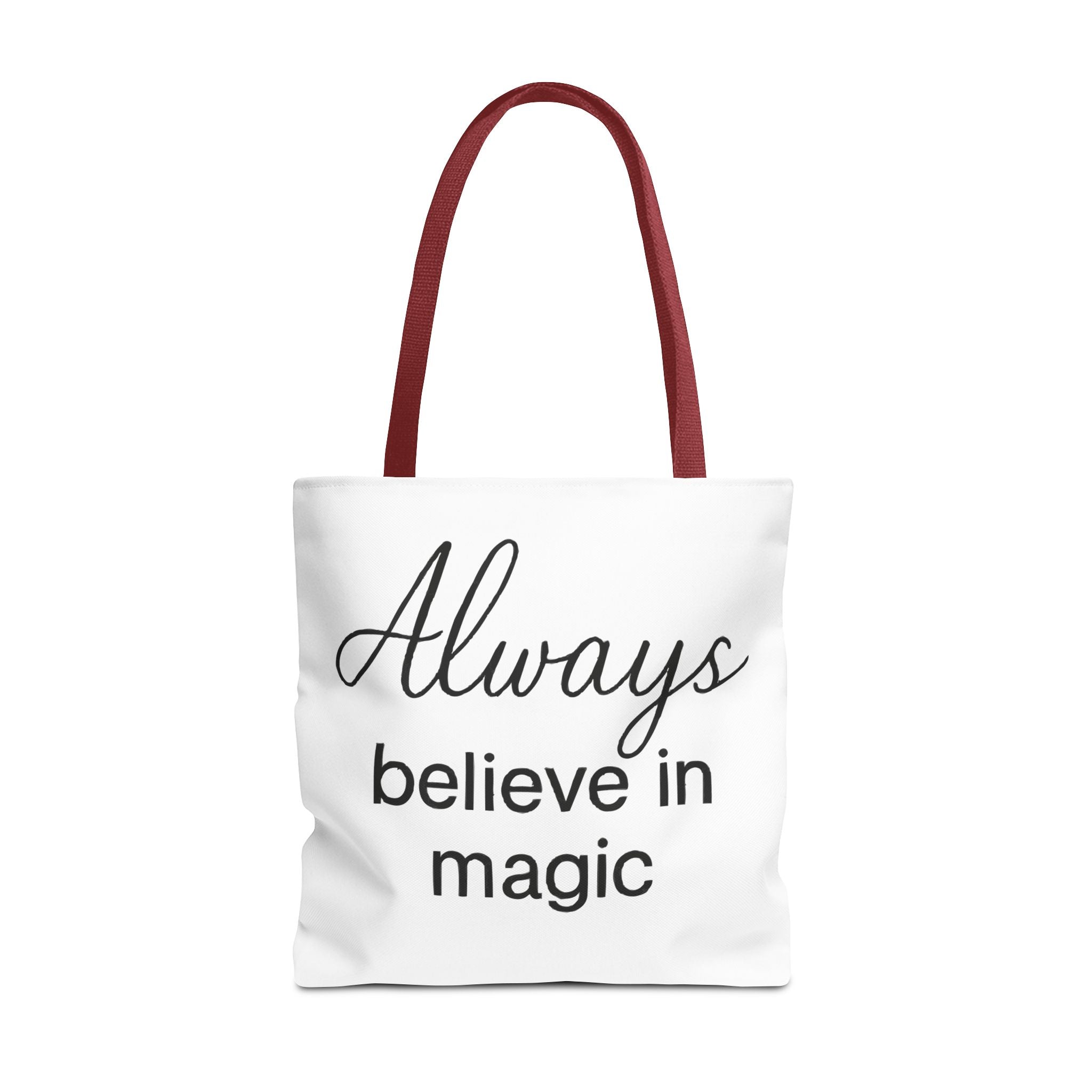 Always Believe in Magic Tote Bag, Inspirational Gift, Eco-Friendly Shopping Bag