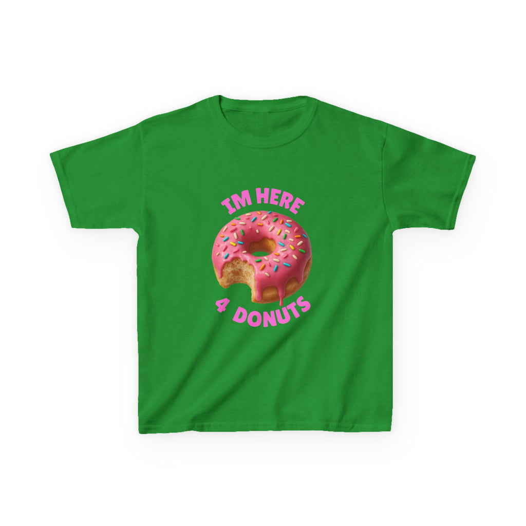 Donuts are life! Kids Tee, Fun Graphic Tee, Kids Cotton T-Shirt