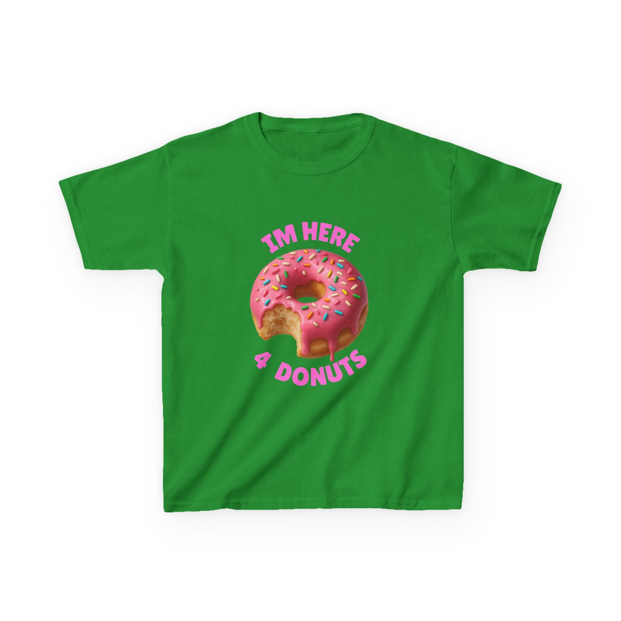 Donuts are life! Kids Tee, Fun Graphic Tee, Kids Cotton T-Shirt