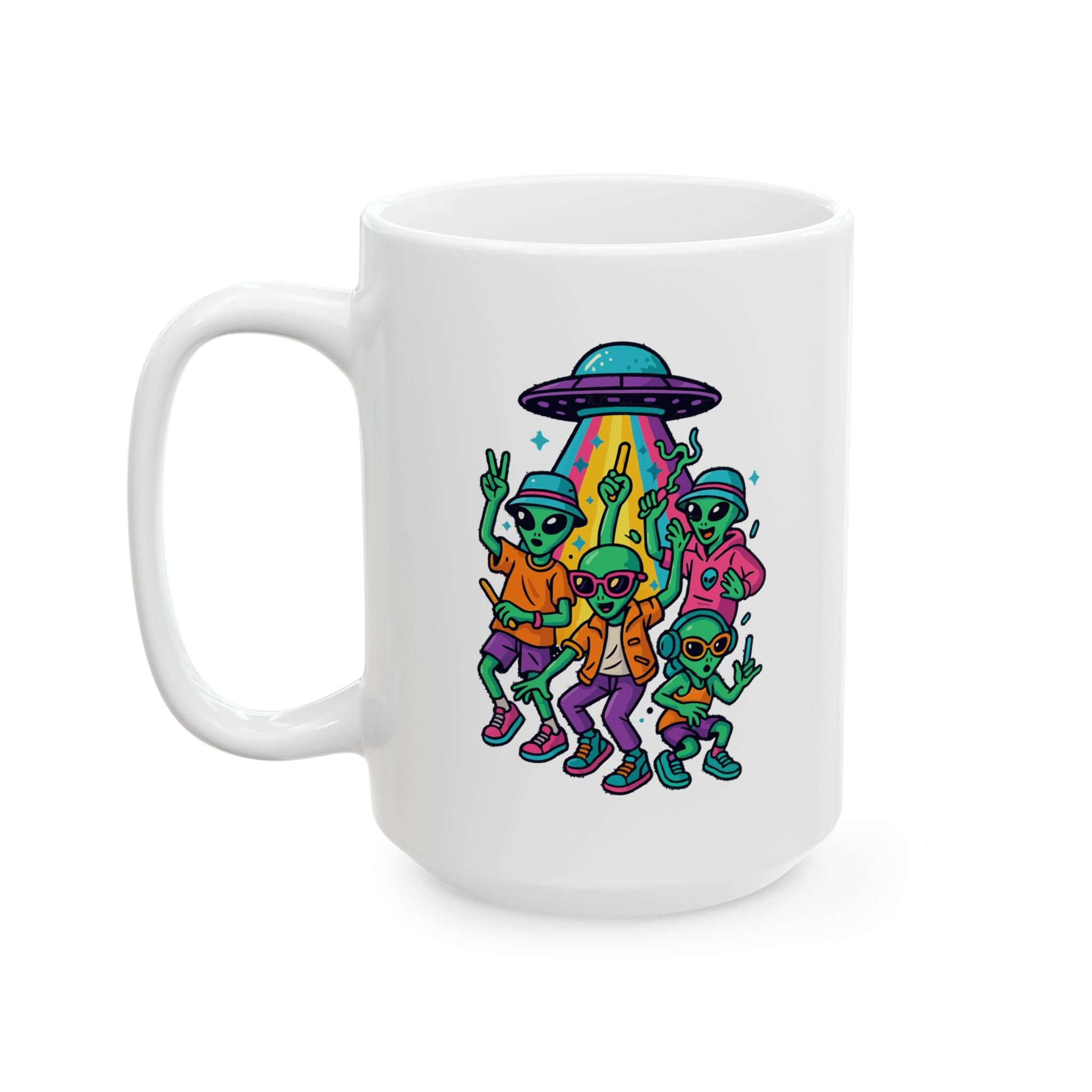 Alien Party Ceramic Mug |  Personalized Mug