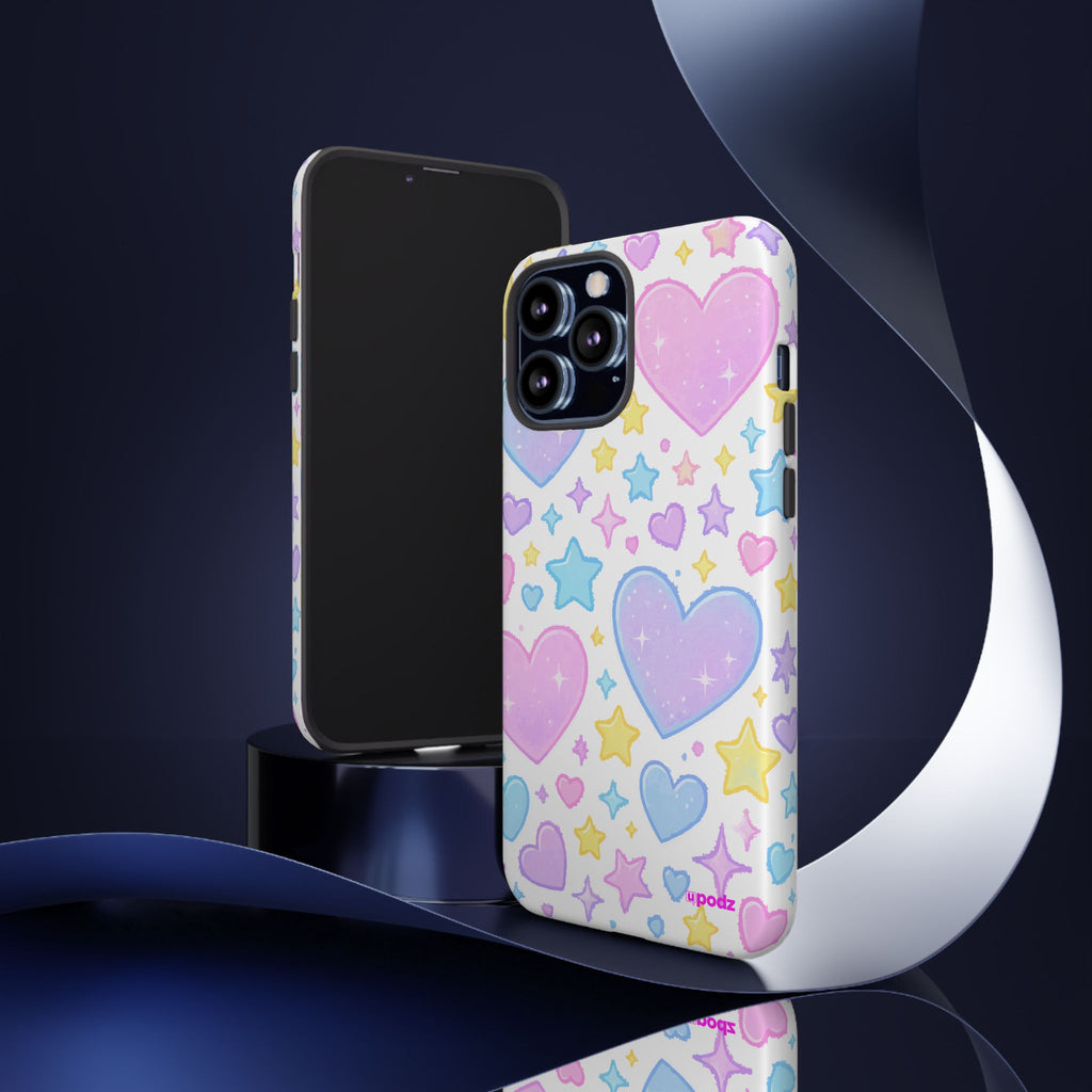 Colourful Doodle Design, Tough Cases, Phone Cover