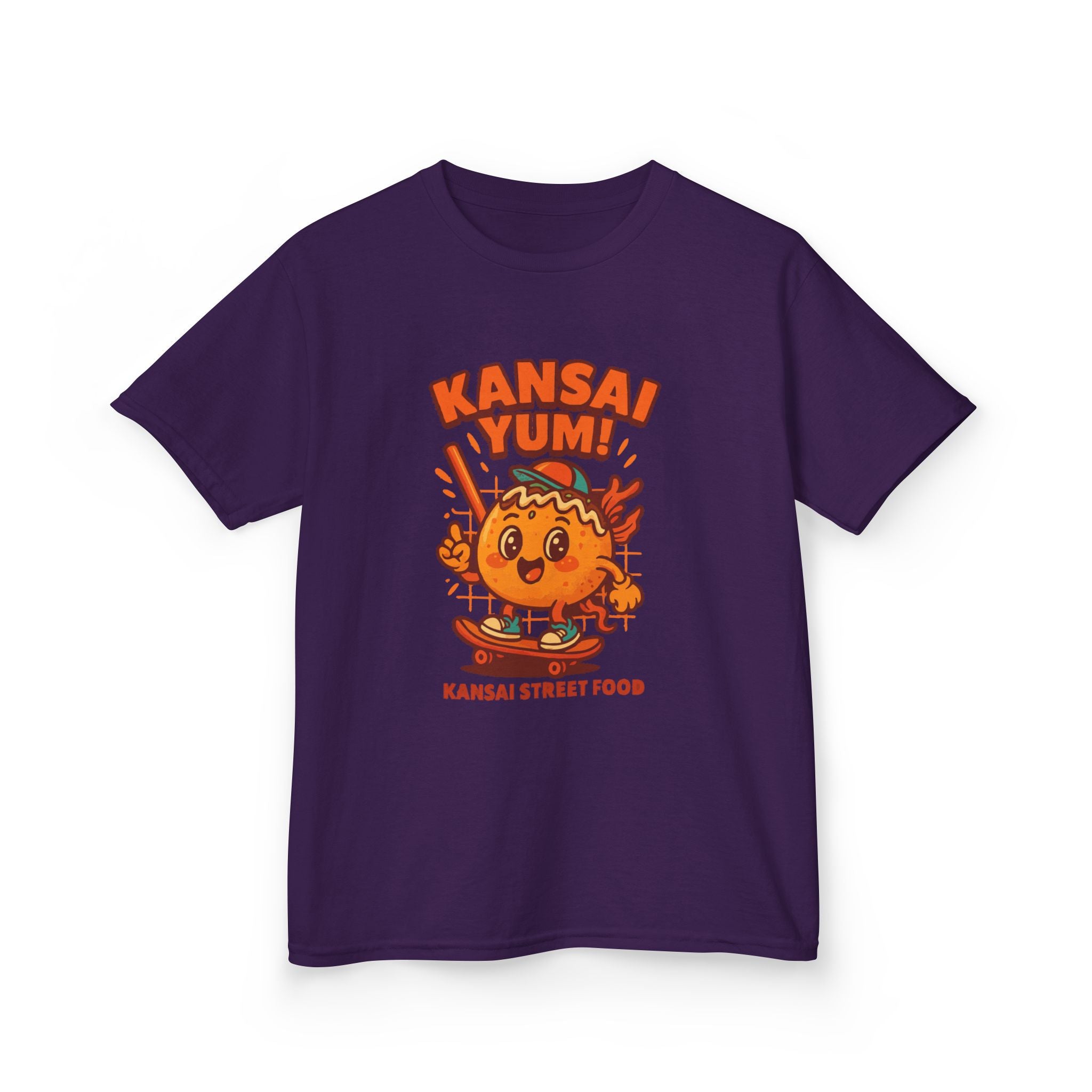 Kansai Yum Tee, Fun Graphic Tee, Kids Cotton T-Shirt