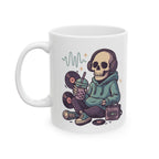 Skull Vibes Ceramic Mug |  Personalized Mug