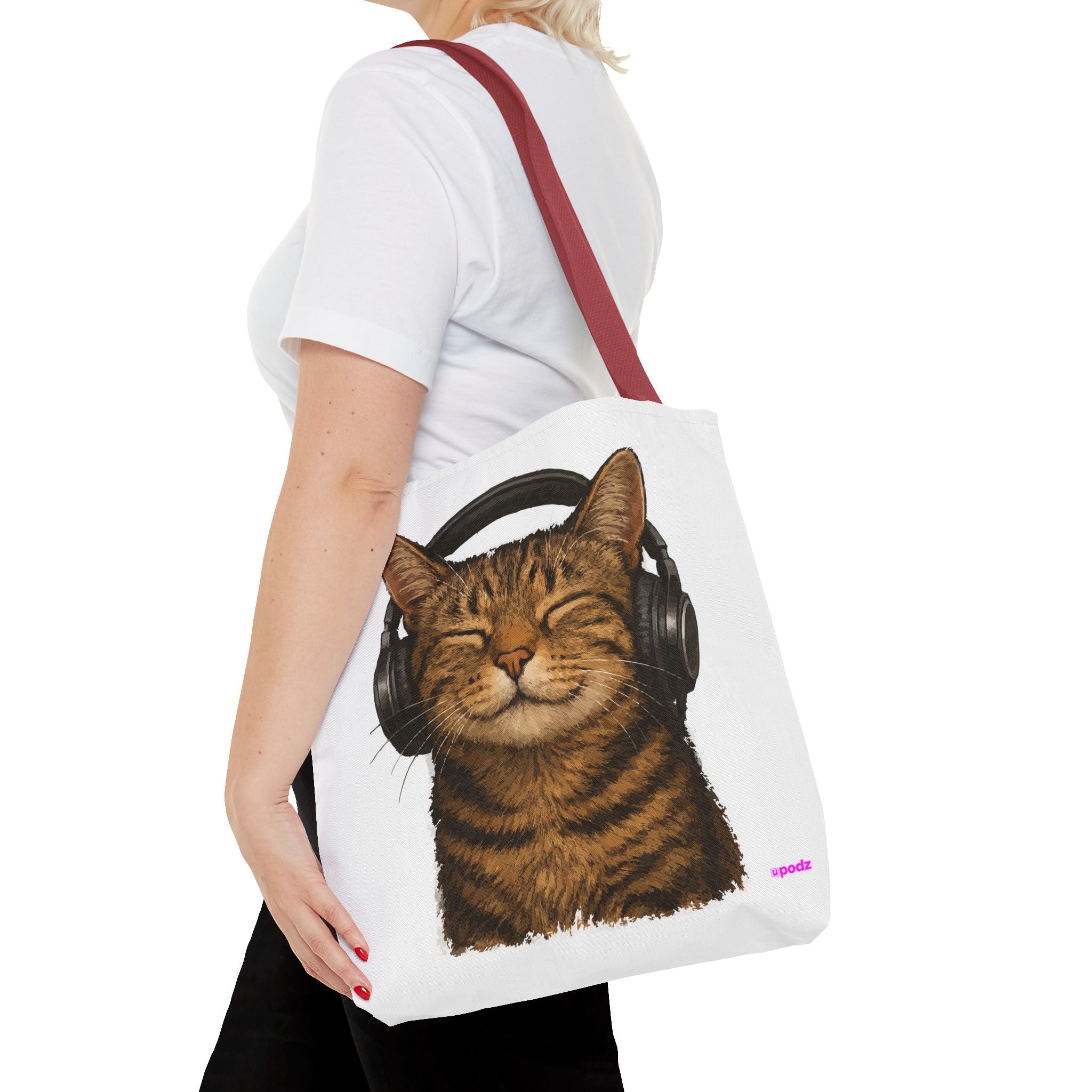 Kitty Love Tote Bag - Quirky Design, Fun Bag