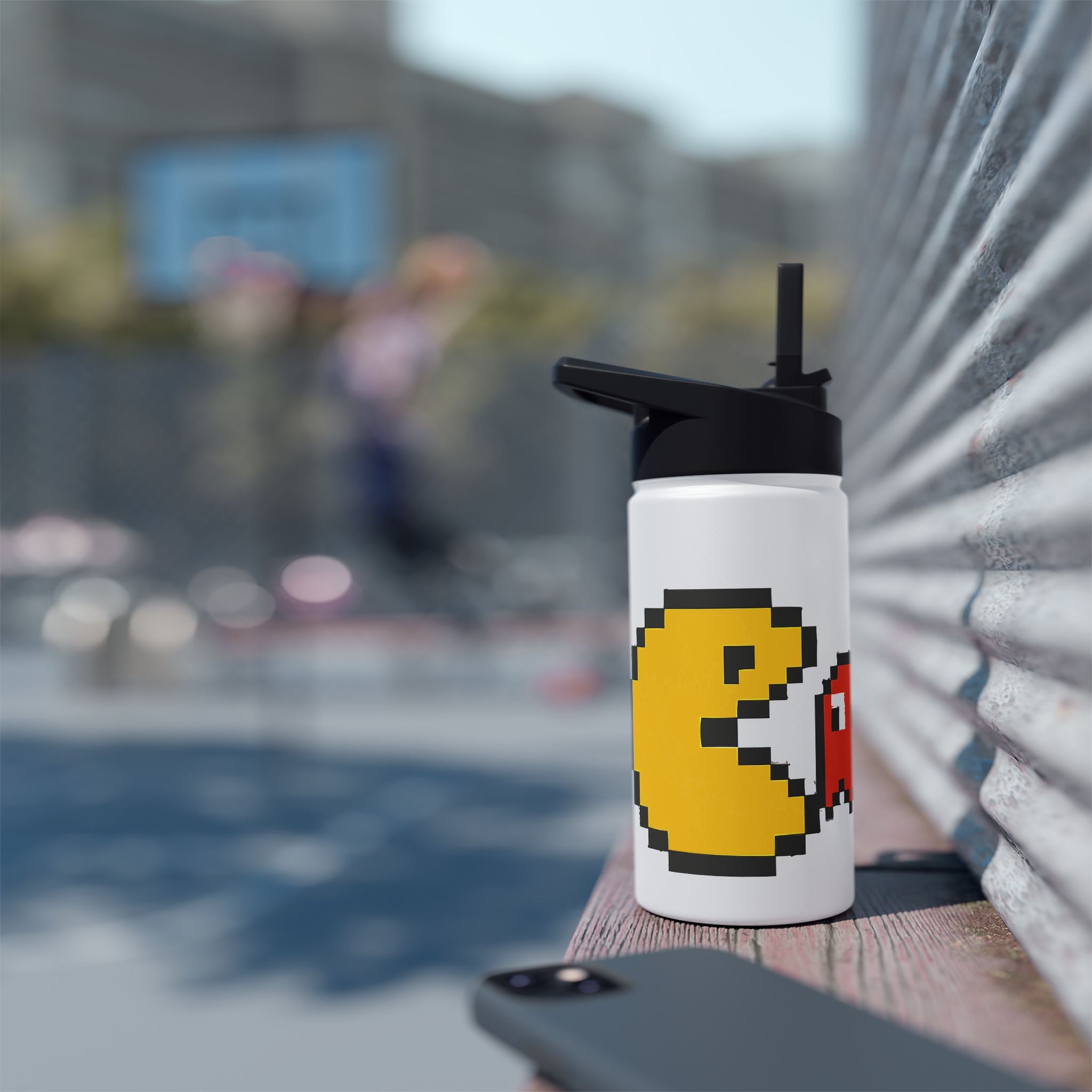 Pacman Stainless Steel Water Bottle