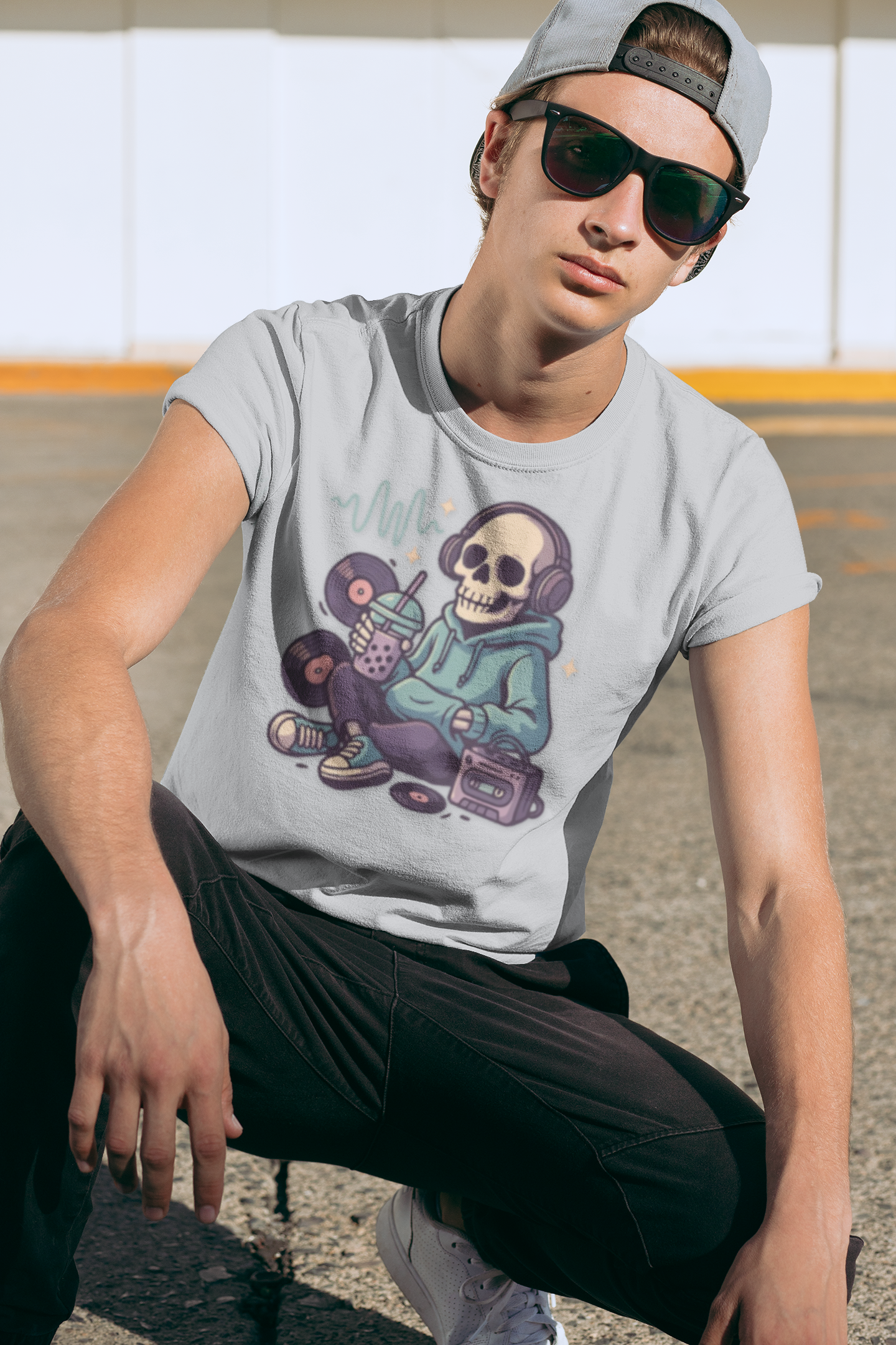 Skull Headphones T-Shirt
