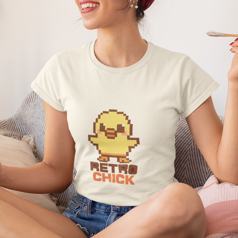 The Retro Chick Crew T-Shirt