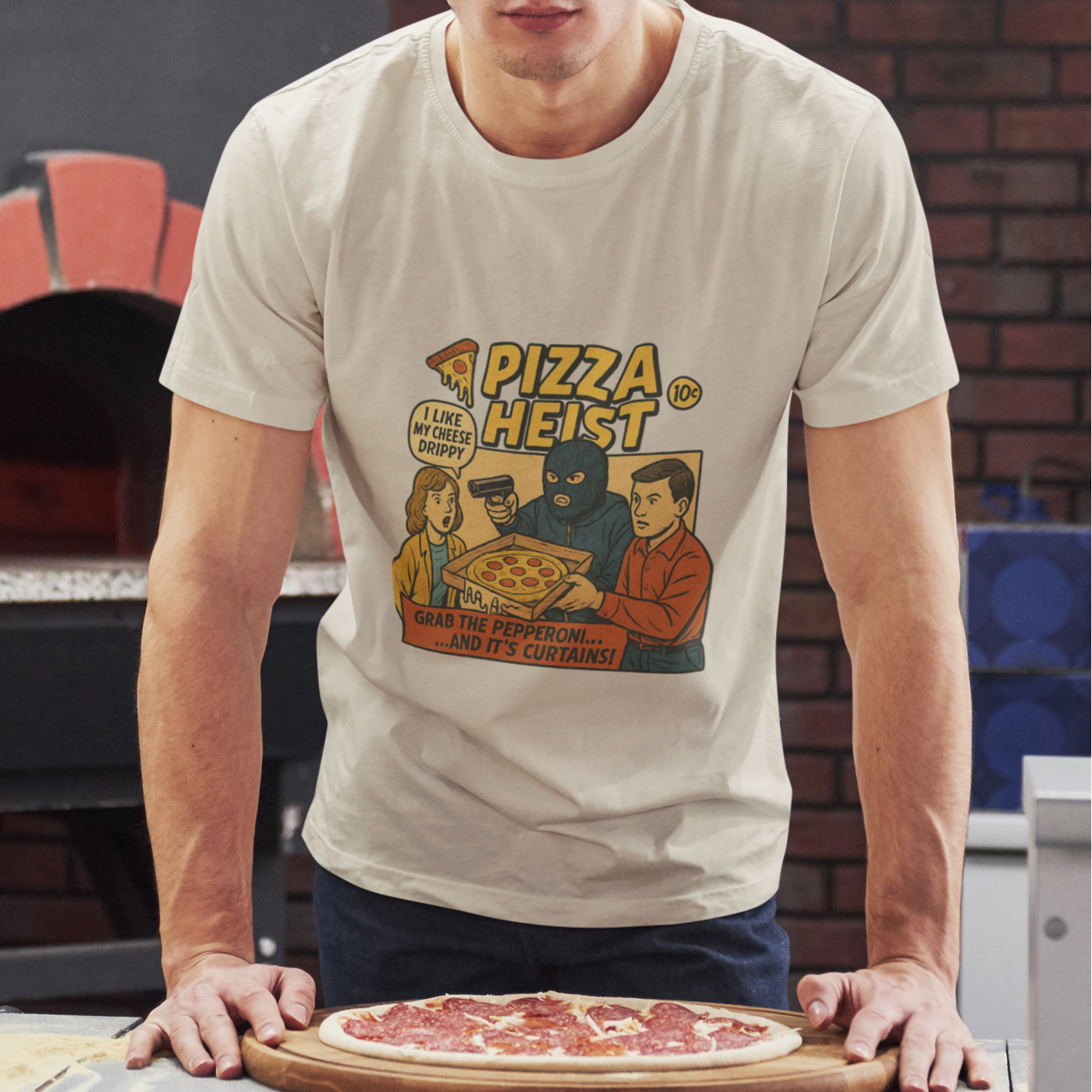 Pizza Heist Graphic Tee